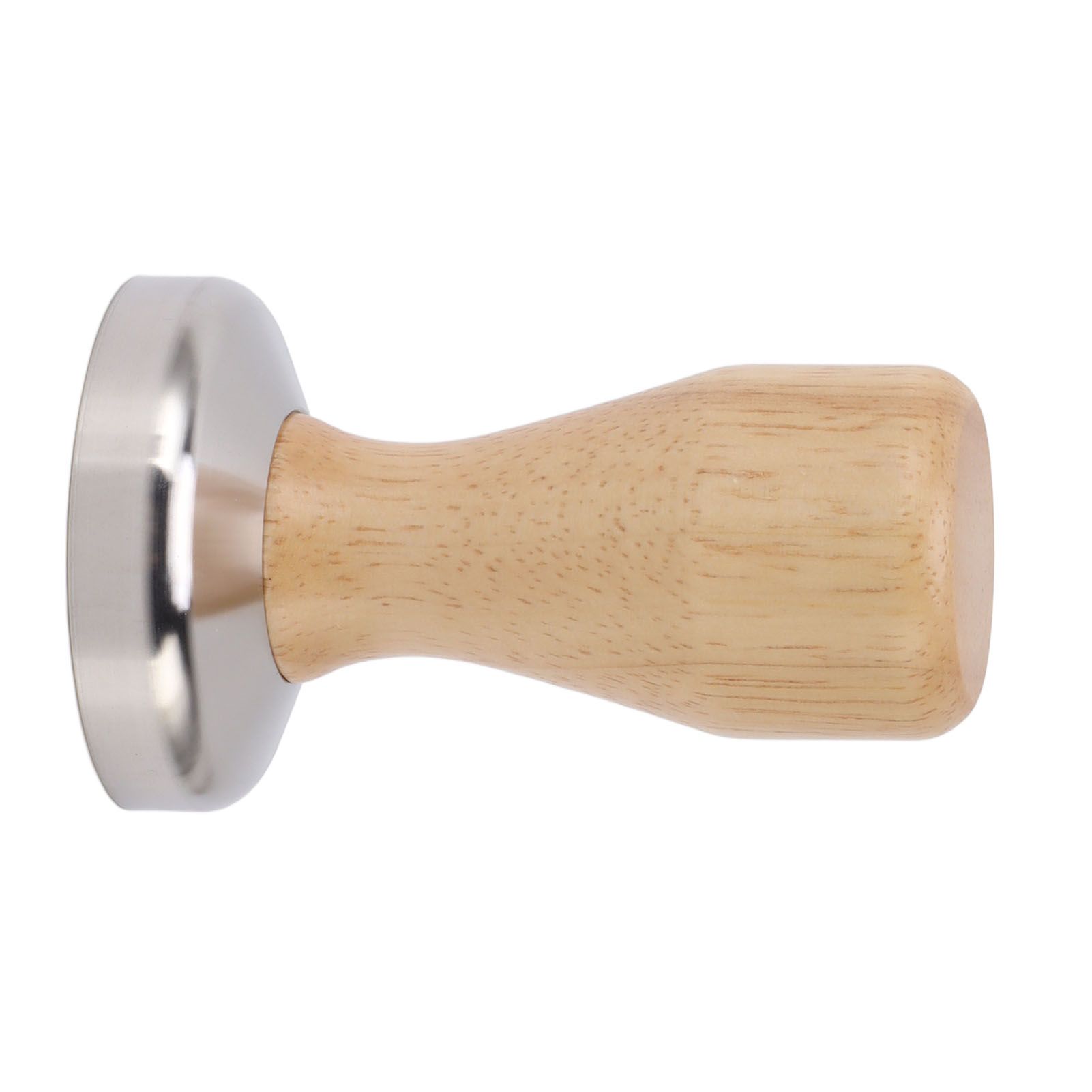 Coffee Tamper 304 Stainless Steel Base Coffee Powder Bean Press Hammer with Wooden Handle for Home Cafe 51mm - Image 4