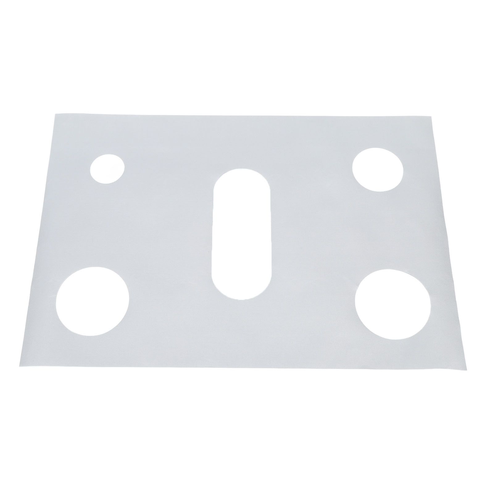 Stove Top Cover Protector PTFE Reusable Washable Heat Resistant Gas Stove Liner Guard for Gas Range Silver - Image 1