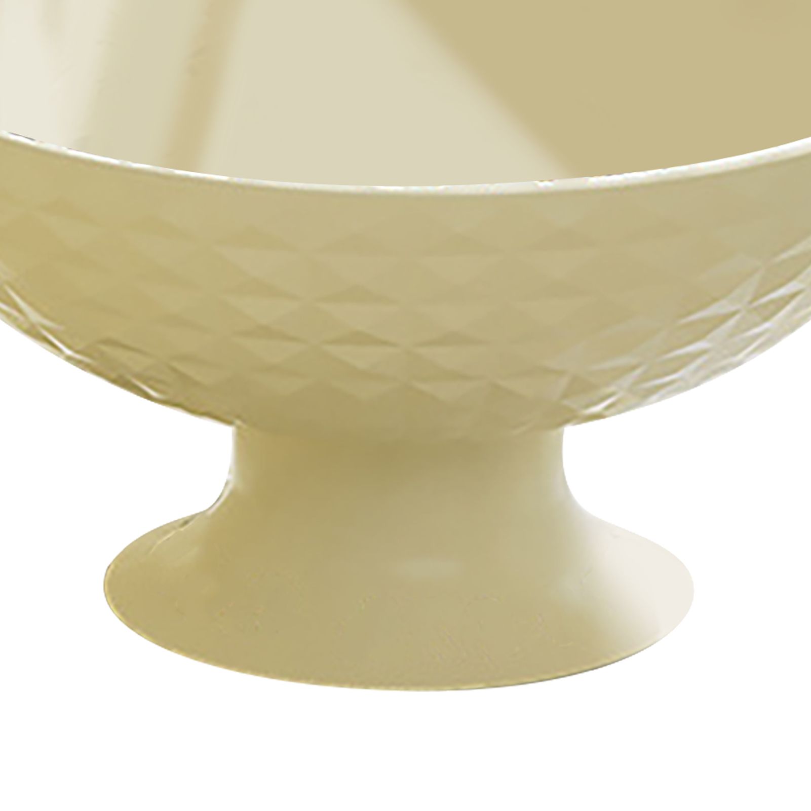 Fruit Tray Plate Holder Plastic Footed Snacks Vegetables Fruits Basket Bowl for Kitchen Counter Dining Room Tables Cream White - Image 7