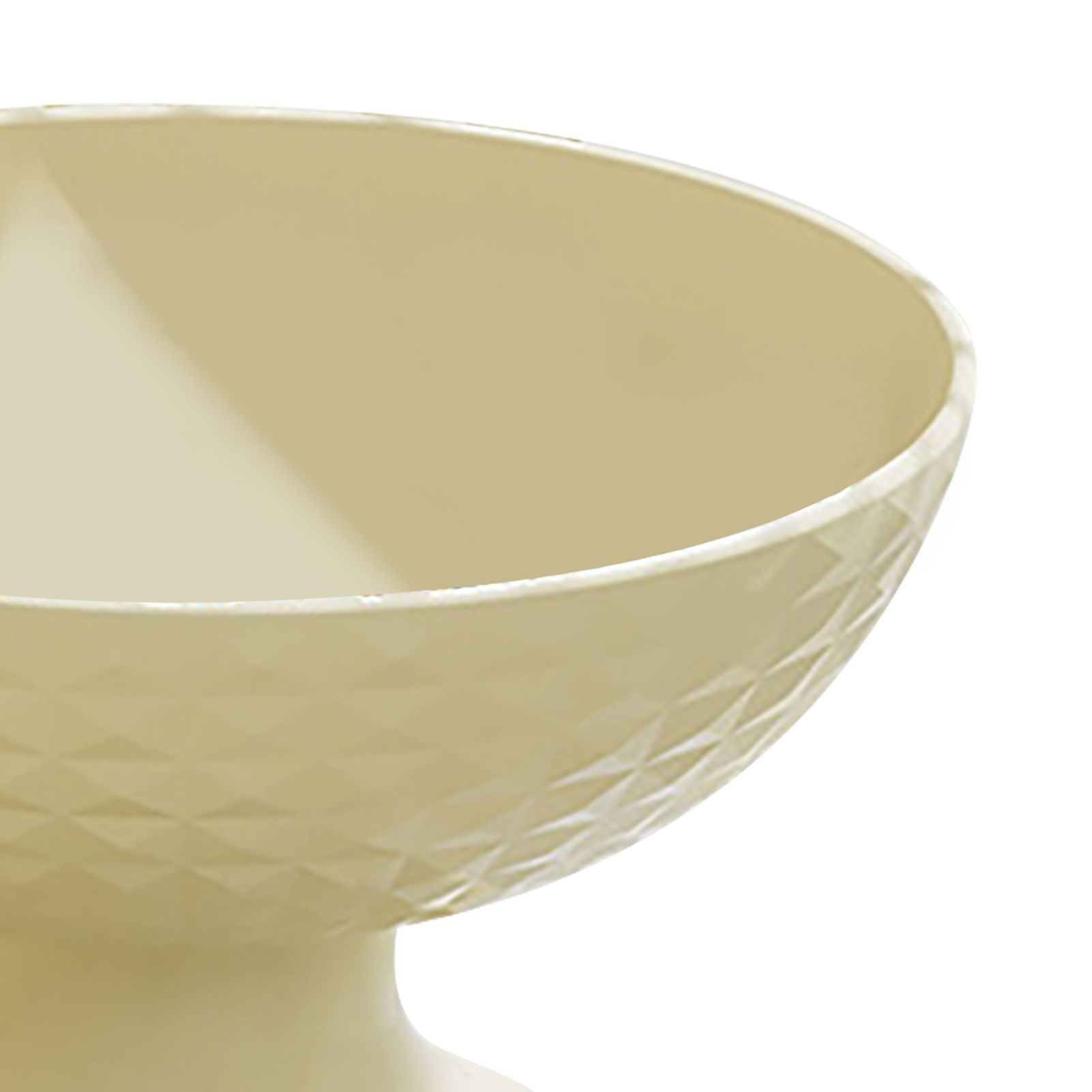 Fruit Tray Plate Holder Plastic Footed Snacks Vegetables Fruits Basket Bowl for Kitchen Counter Dining Room Tables Cream White - Image 8