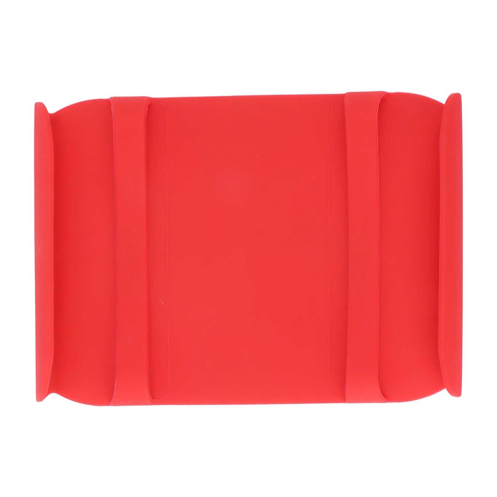 Kitchen Silicone Mat Heat Resistant Silicone Mat with Handle Anti Scalding Anti Slip Kitchen Tool Glove Substitution Red - Image 7