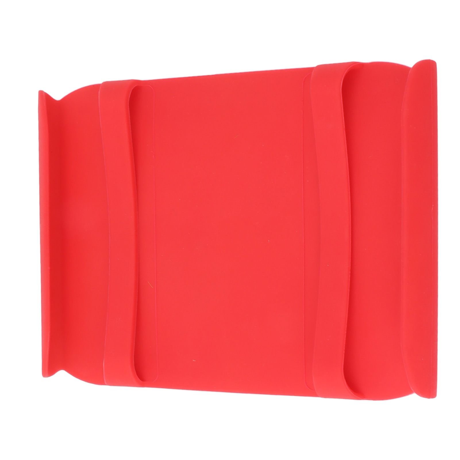 Kitchen Silicone Mat Heat Resistant Silicone Mat with Handle Anti Scalding Anti Slip Kitchen Tool Glove Substitution Red - Image 8