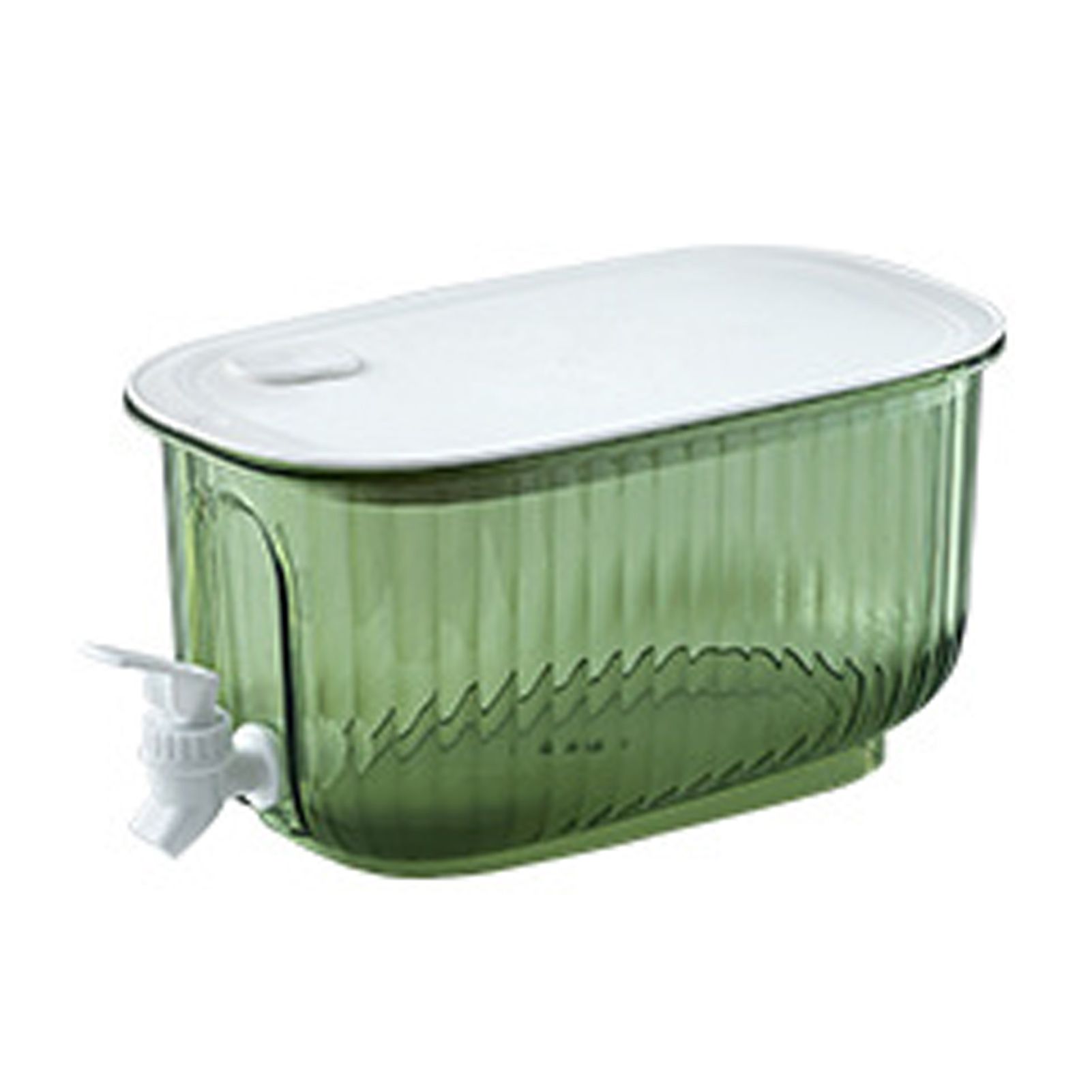 Beverage Drink Dispenser Large Capacity Food Grade Thickened Leakage Proof Cold Kettle with Faucet for Home Green - Image 6