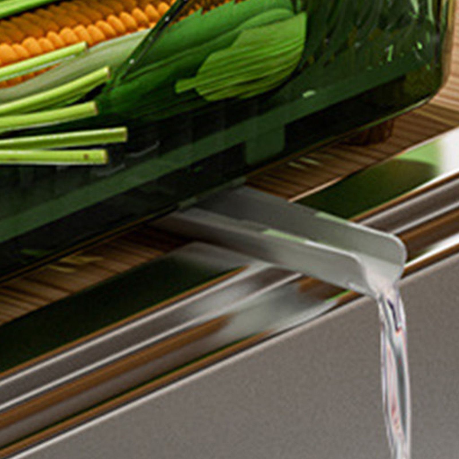 Dish Drying Rack Plastic Visualize Diversion Effluent Dish Diversion Rack for Chopsticks Bowl Plate Spoon Transparent Green - Image 8