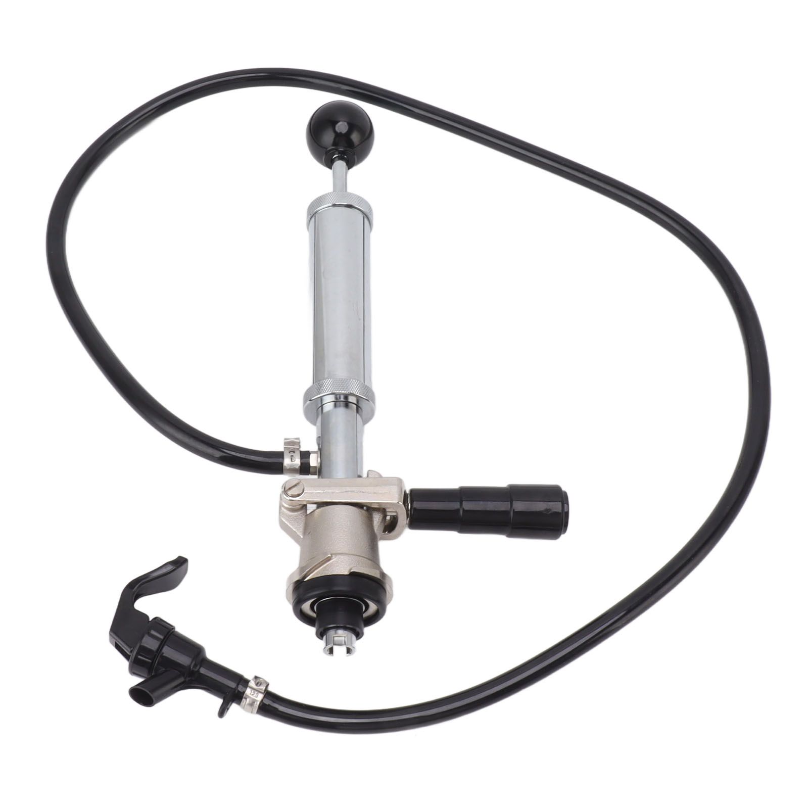 Beer Keg Pump 4inch Stainless Steel Keg Tap Hand Pump Picnic Beer Tap Kit for Homebrew Bars Restaurants Wedding - Image 5