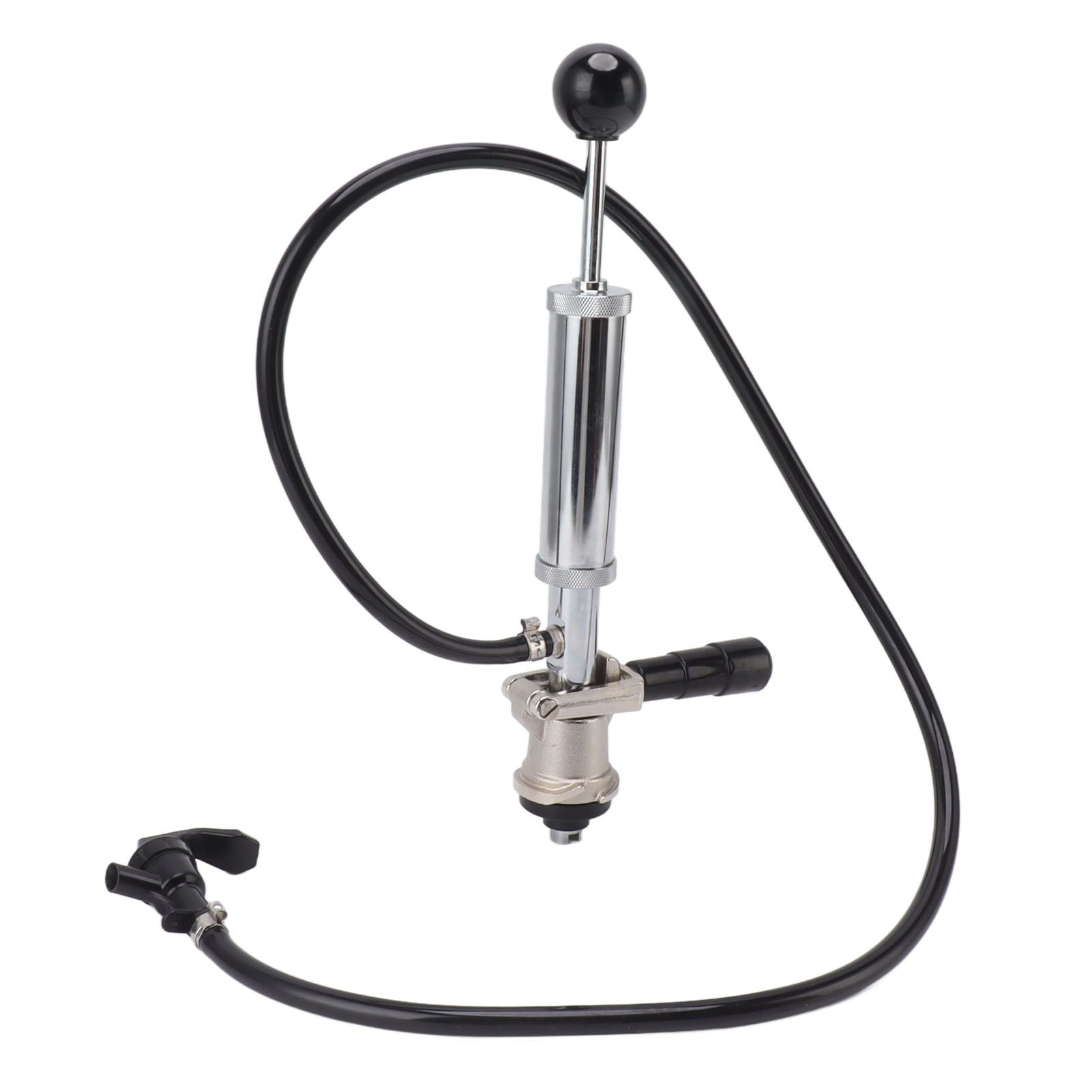 Beer Keg Pump 4inch Stainless Steel Keg Tap Hand Pump Picnic Beer Tap Kit for Homebrew Bars Restaurants Wedding - Image 7
