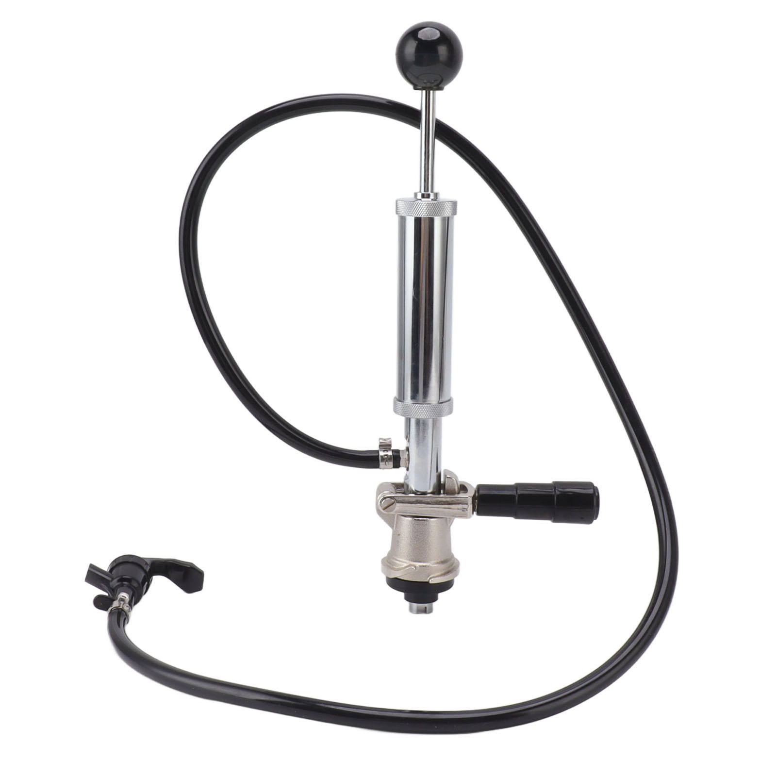 Beer Keg Pump 4inch Stainless Steel Keg Tap Hand Pump Picnic Beer Tap Kit for Homebrew Bars Restaurants Wedding - Image 8