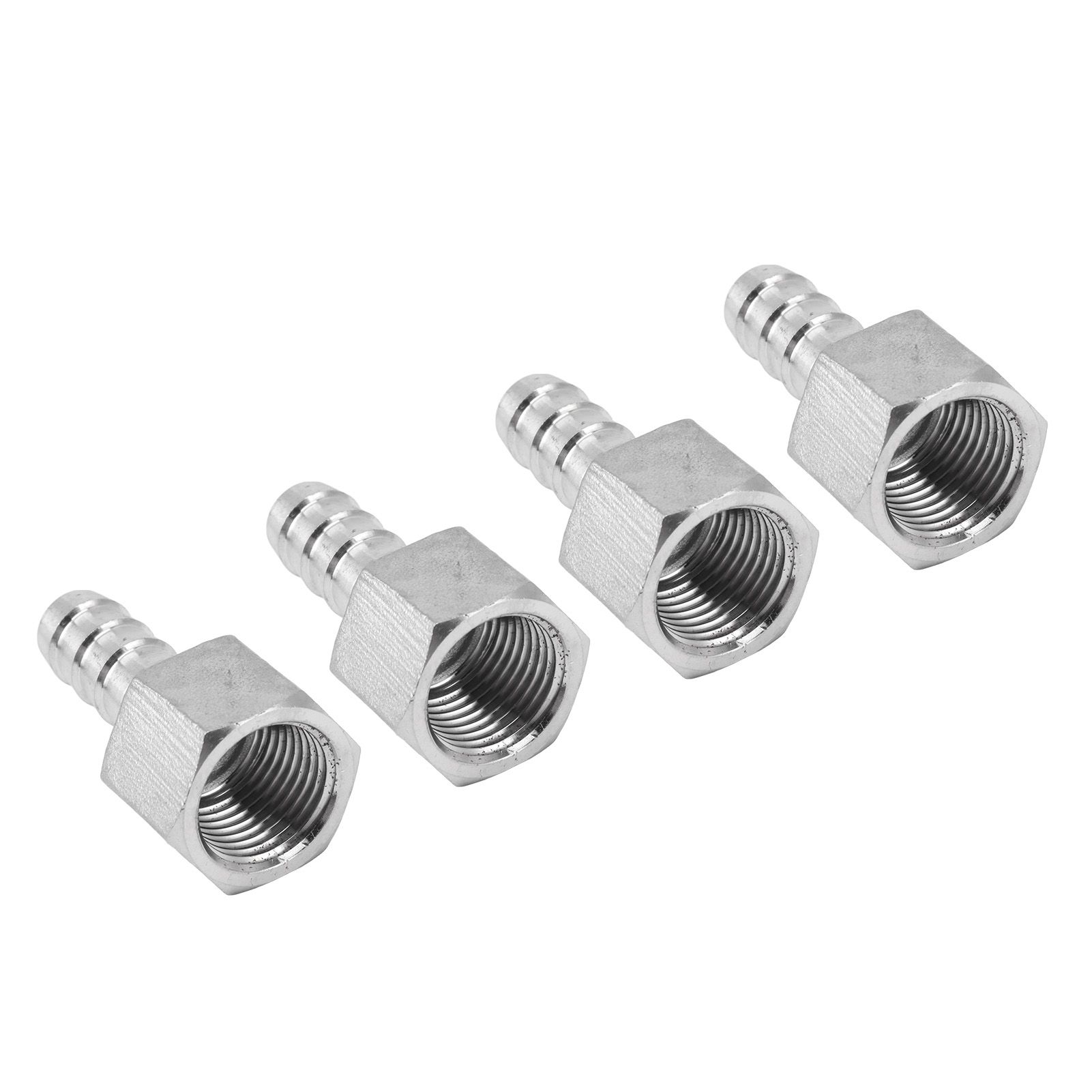 4pcs 13mm 1/2in Hose Barb Connector Hose Barb Coupler Stainless Steel Pipe Fitting for Beer Cooler - Image 6
