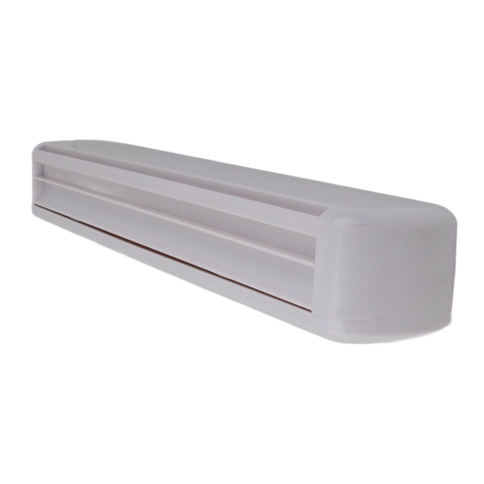 Plastic Wrap Organizer Cling Film Cutter Suction Cup Cling Film Cutting Box Adjustable Storage Cutting Box - Image 2