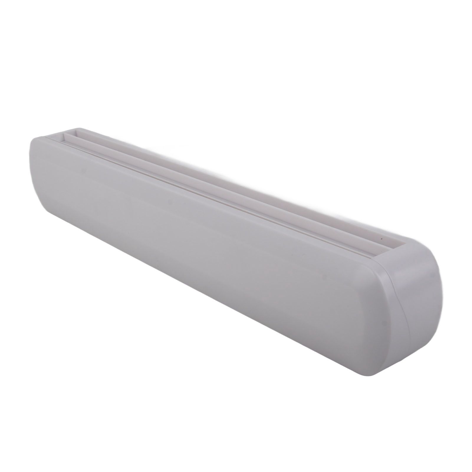 Plastic Wrap Organizer Cling Film Cutter Suction Cup Cling Film Cutting Box Adjustable Storage Cutting Box - Image 5