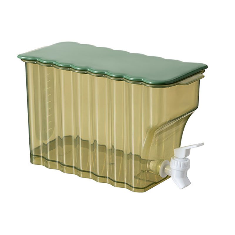 Cold Water Kettle with Faucet PP Sealed Preservation Refrigerator Cold Kettle For Fruit Tea Flower Tea Milk Tea Water Green - Image 1