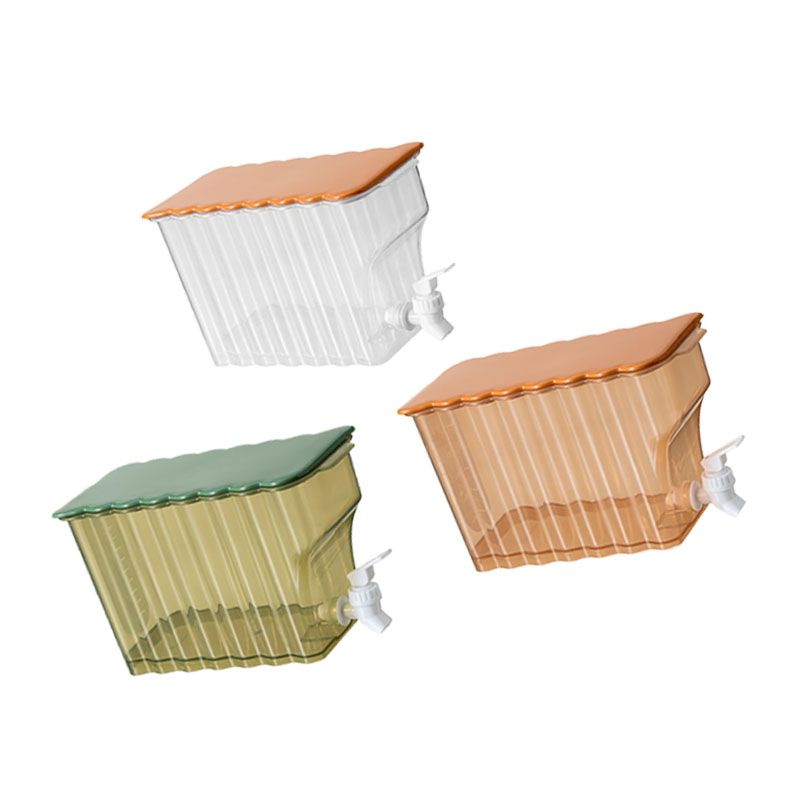 Cold Water Kettle with Faucet PP Sealed Preservation Refrigerator Cold Kettle For Fruit Tea Flower Tea Milk Tea Water Green - Image 4