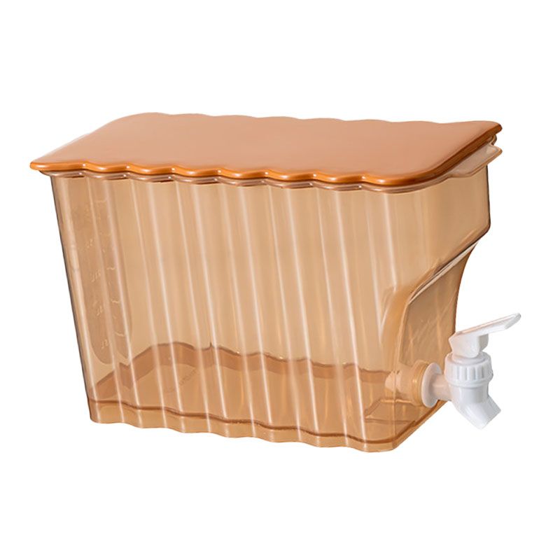 Cold Water Kettle with Faucet PP Sealed Preservation Refrigerator Cold Kettle For Fruit Tea Flower Tea Milk Tea Water Orange - Image 2