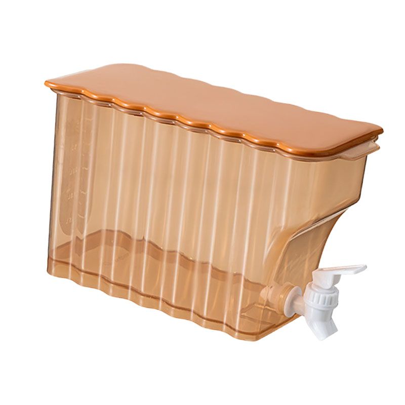 Cold Water Kettle with Faucet PP Sealed Preservation Refrigerator Cold Kettle For Fruit Tea Flower Tea Milk Tea Water Orange - Image 3