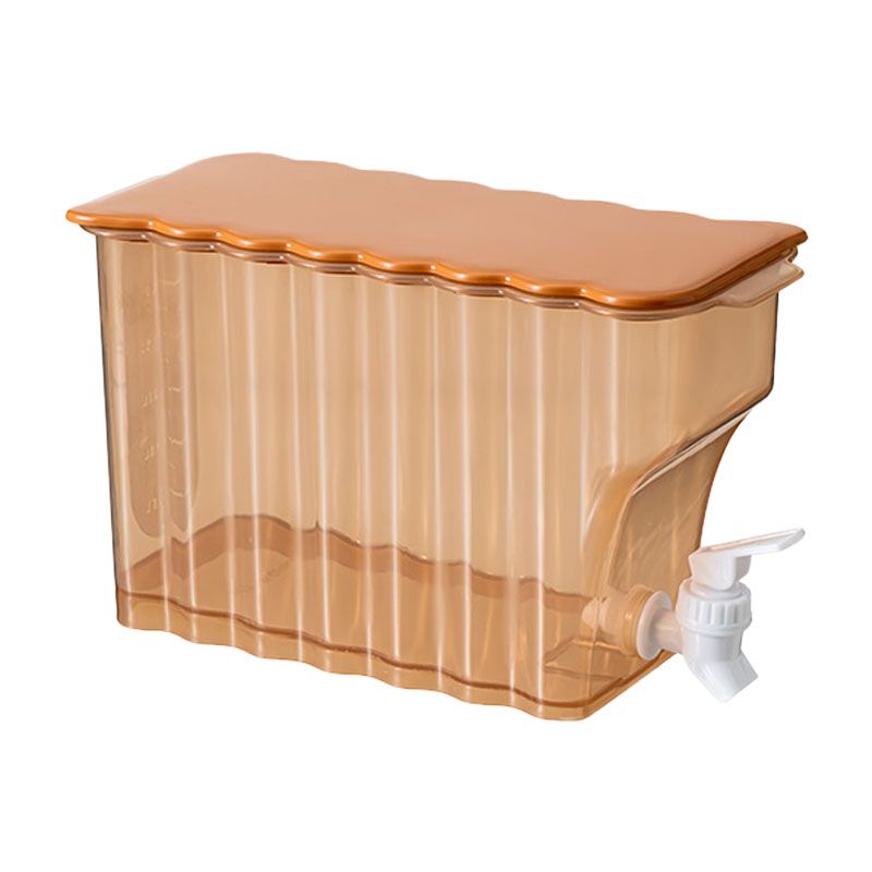 Cold Water Kettle with Faucet PP Sealed Preservation Refrigerator Cold Kettle For Fruit Tea Flower Tea Milk Tea Water Orange - Image 4