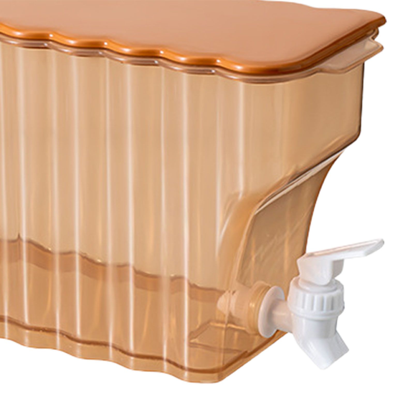 Cold Water Kettle with Faucet PP Sealed Preservation Refrigerator Cold Kettle For Fruit Tea Flower Tea Milk Tea Water Orange - Image 7