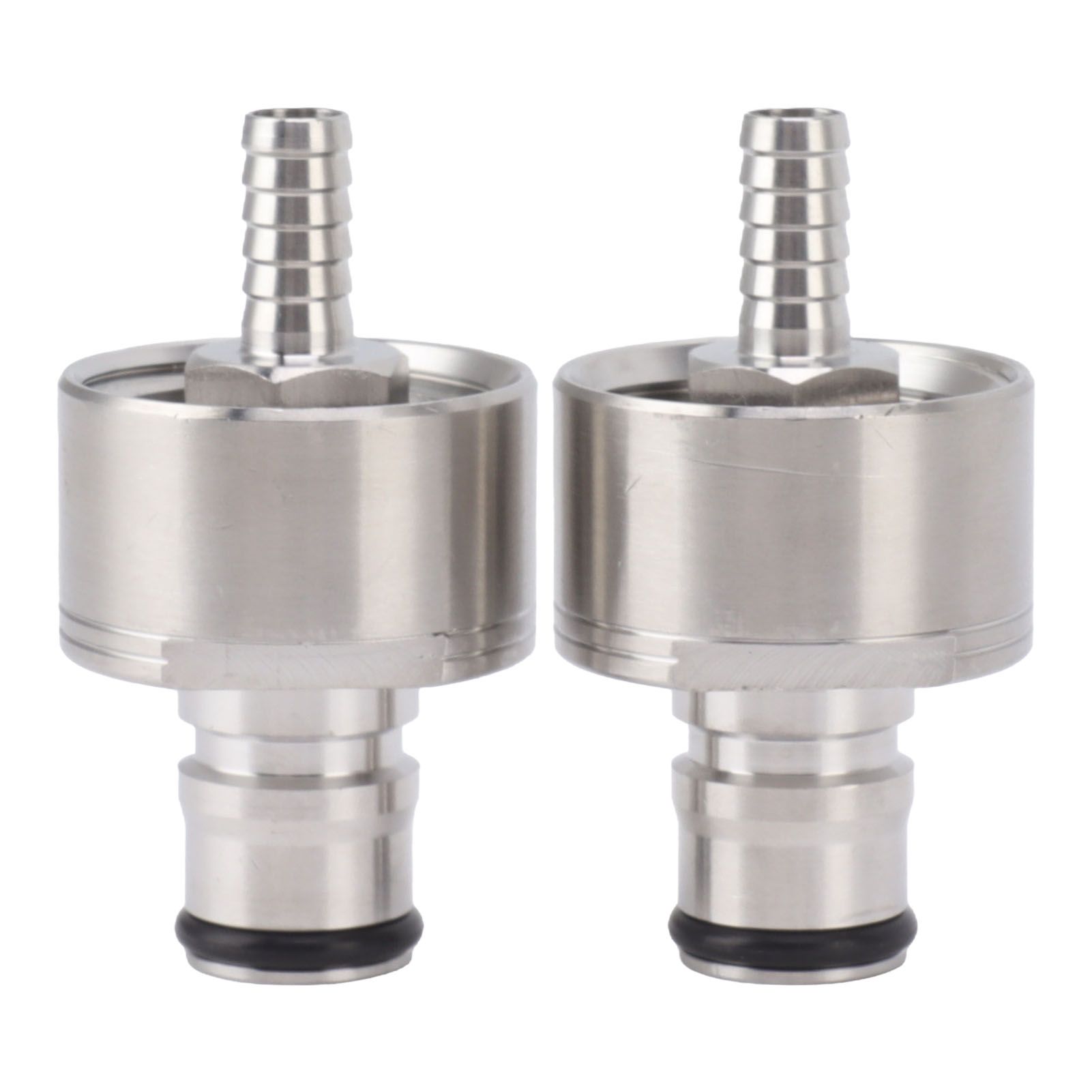 2PCS Stainless Steel Carbonation Cap Forced Carbonation PET Bottle Filling CO2 Coupling Cap for Soda Beer - Image 1