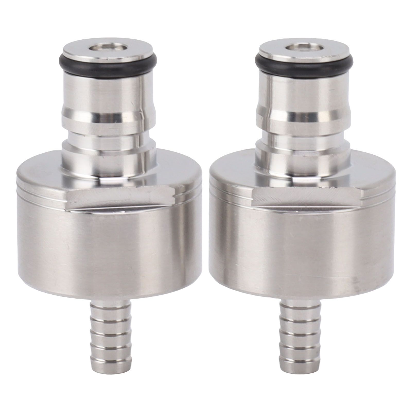 2PCS Stainless Steel Carbonation Cap Forced Carbonation PET Bottle Filling CO2 Coupling Cap for Soda Beer - Image 3