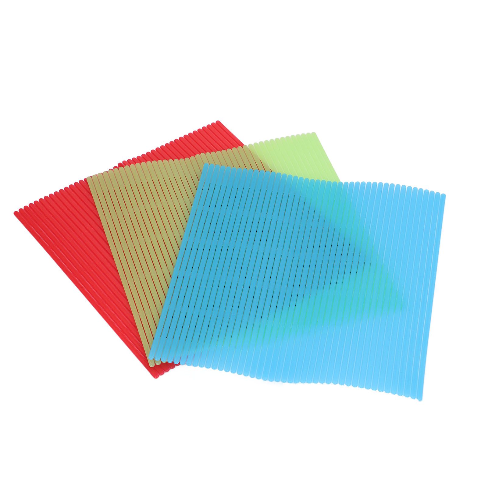 3PCS Sushi Mat ABS Sushi Rolling Mat Japanese DIY Sushi Plate Roller for Home Kitchen Restaurant - Image 1