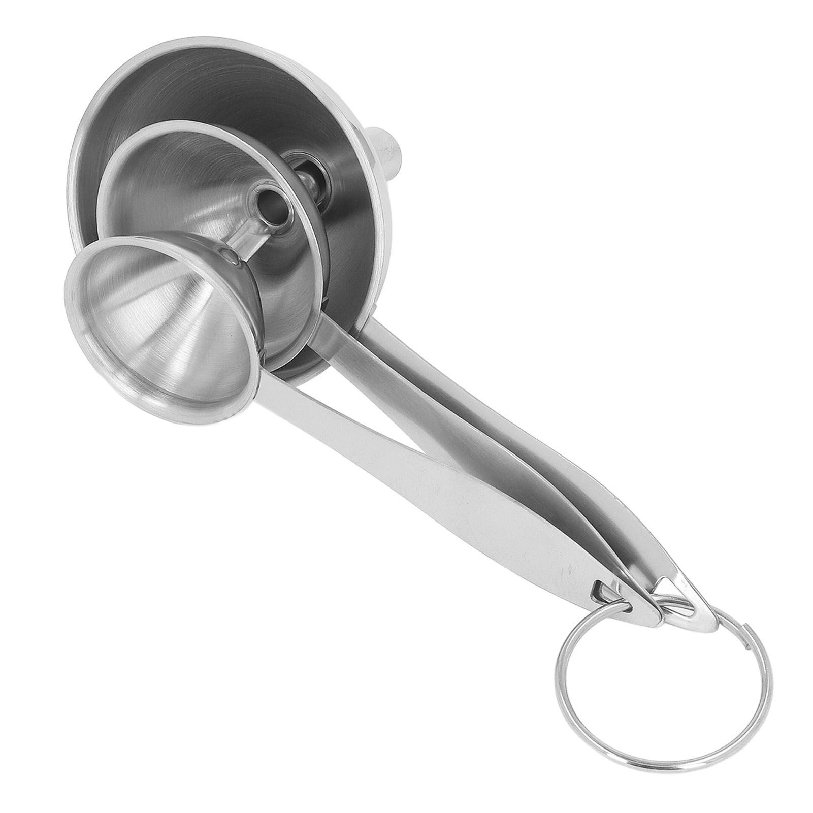 3PCS Small Funnels Stainless Steel Multifunctional Mini Filling Funnel Kit for Transferring Essential Oils Liquid Fluid - Image 7
