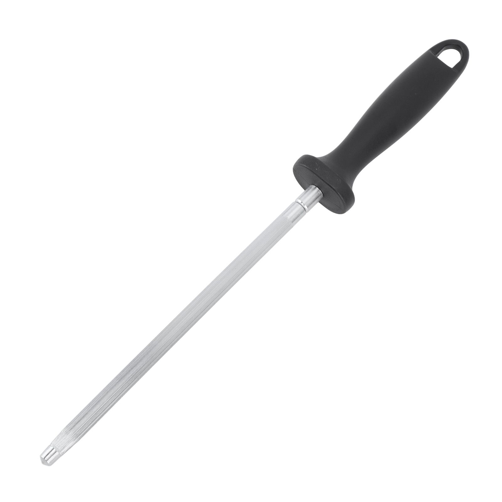 Carbon Steel Sharpening Steel Knife Blade Sharpener Honing Rod Professional Kitchen Chef Stick Comfortable Plastic Handle - Image 1