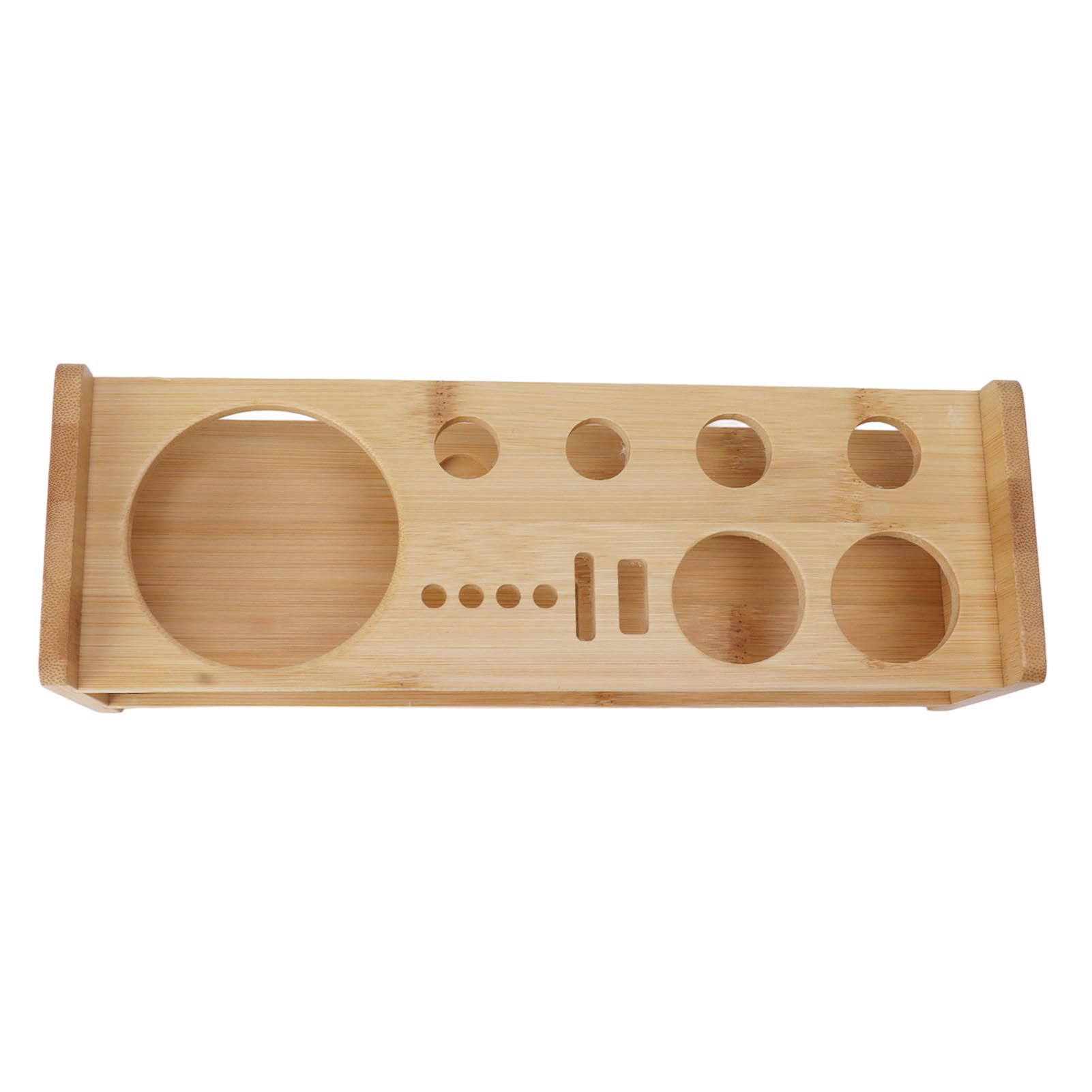 Bartender Kit Stand Large Capacity Space Saving Bamboo Wood Bartending Tool Storage Holder for Bar Home - Image 8