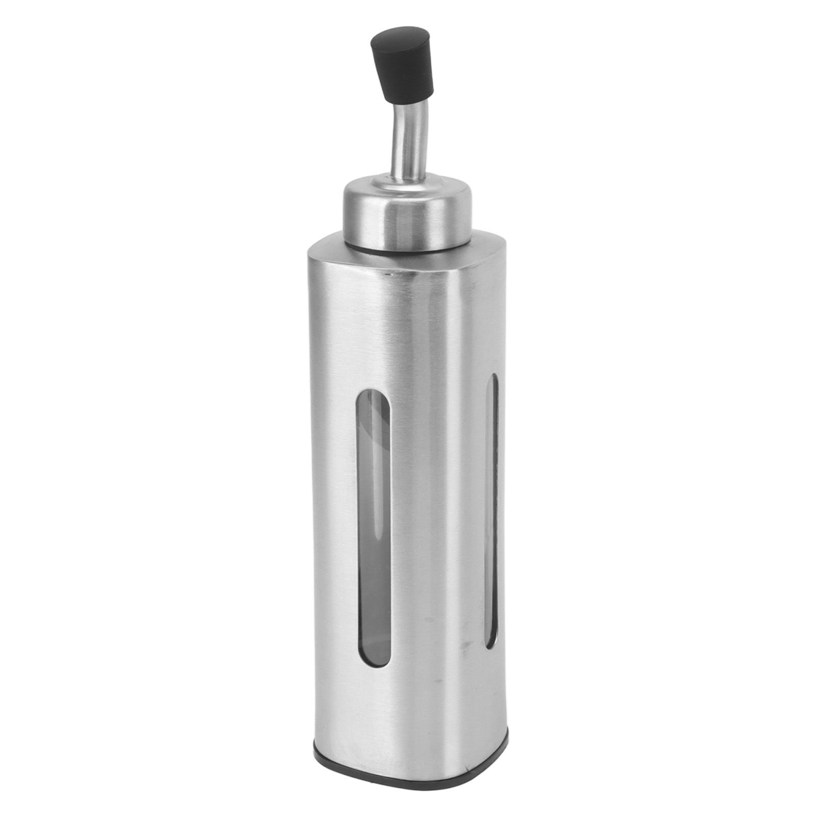 220ml Oil Dispenser Bottle Stainless Steel Oil Bottle Sauce Container for Olive Oil Vinegar Soy Sauce Rectangle - Image 2