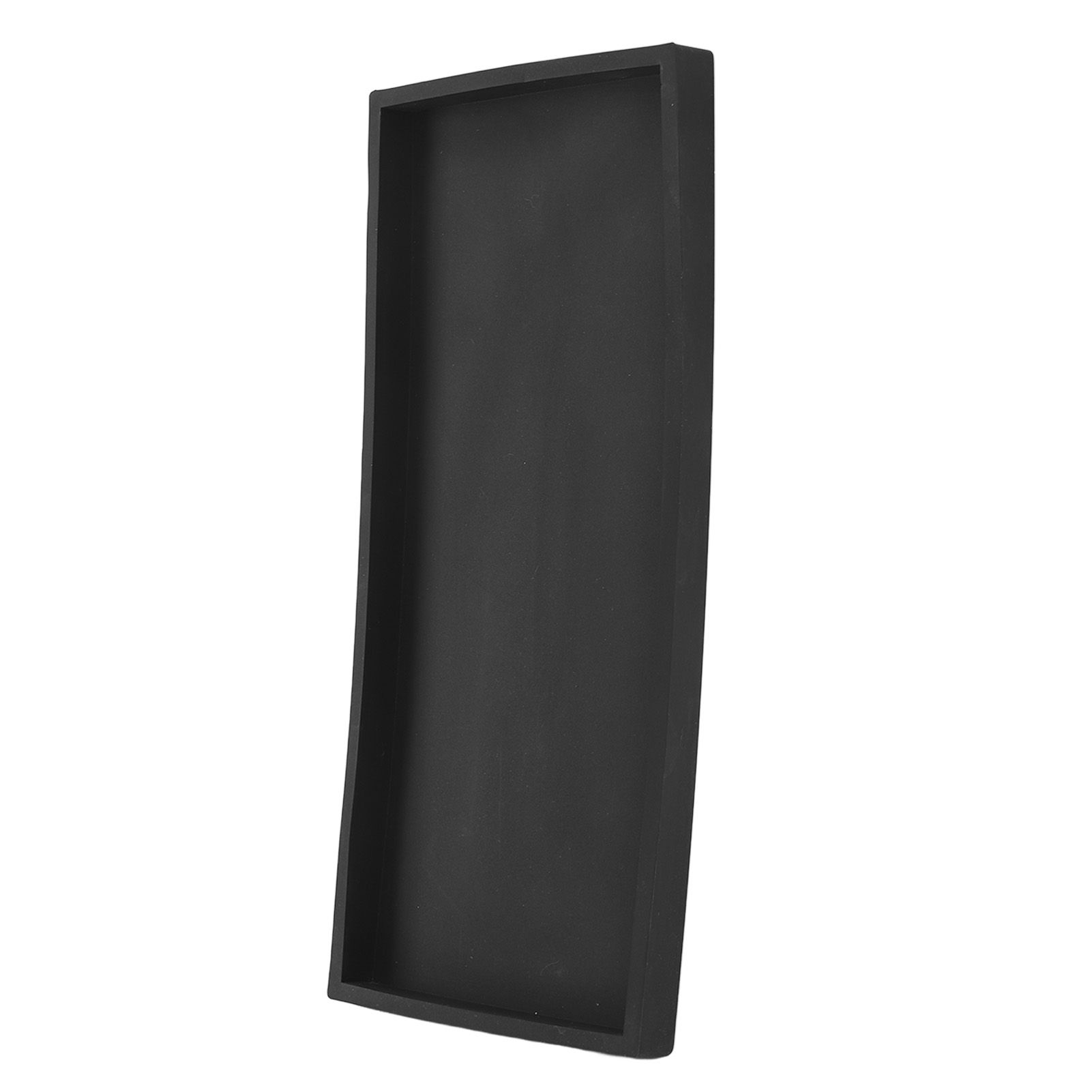 Silicone Storage Tray Silica Gel Kitchen Sorting Plate Tray Cosmetics Organizer Tray for Bathroom Dressing Table Black Large Size - Image 3
