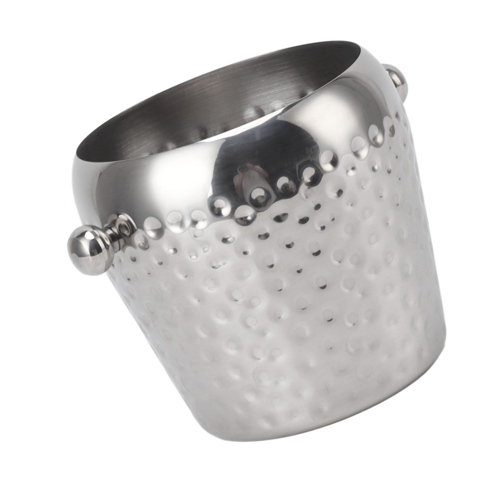 Ice Bucket Stainless Steel Mini Insulated Frozen Container for Bar Wine Champagne 1L Sliver - Image 4