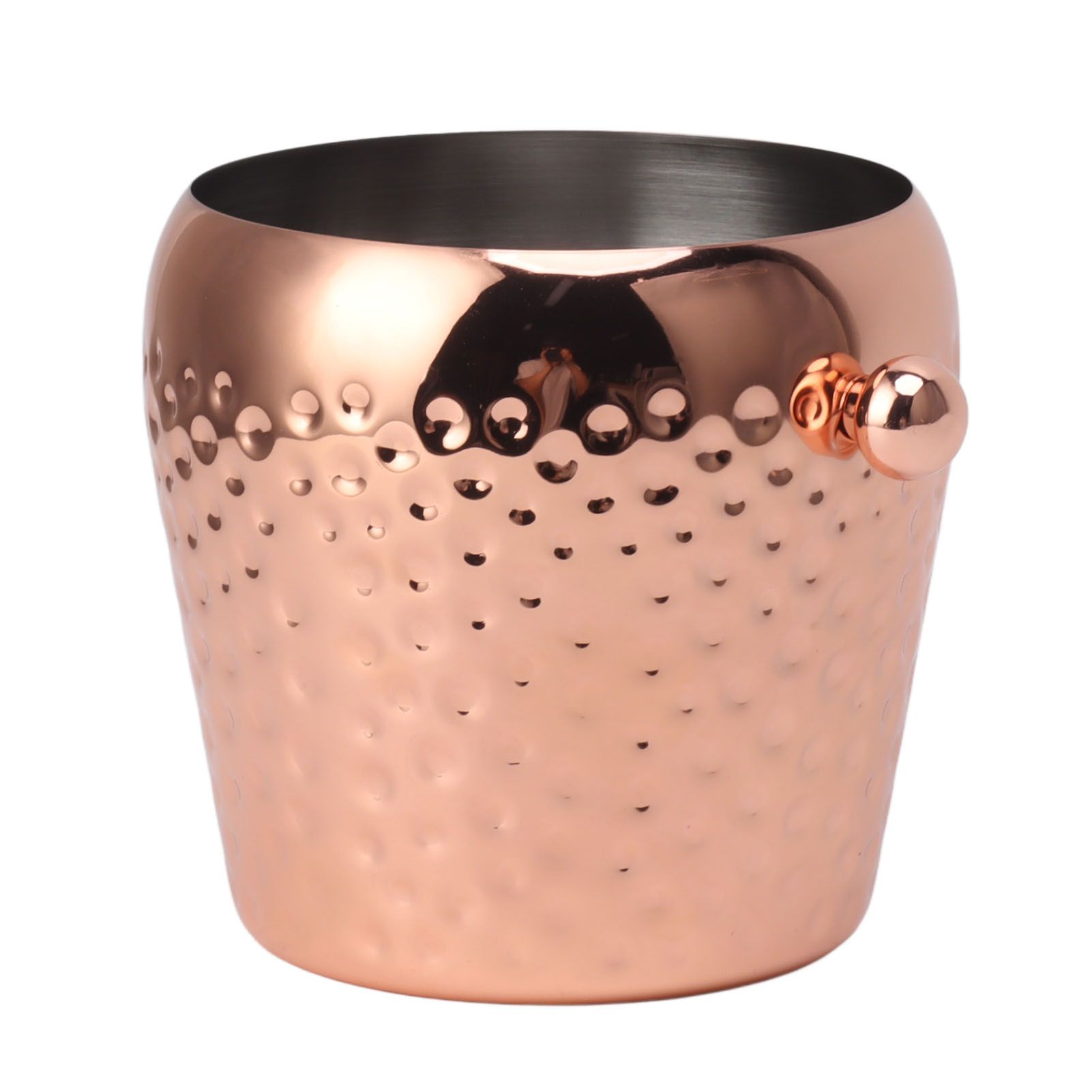 Ice Bucket Stainless Steel Mini Insulated Frozen Container for Bar Wine Champagne 1L Rose Gold - Image 4