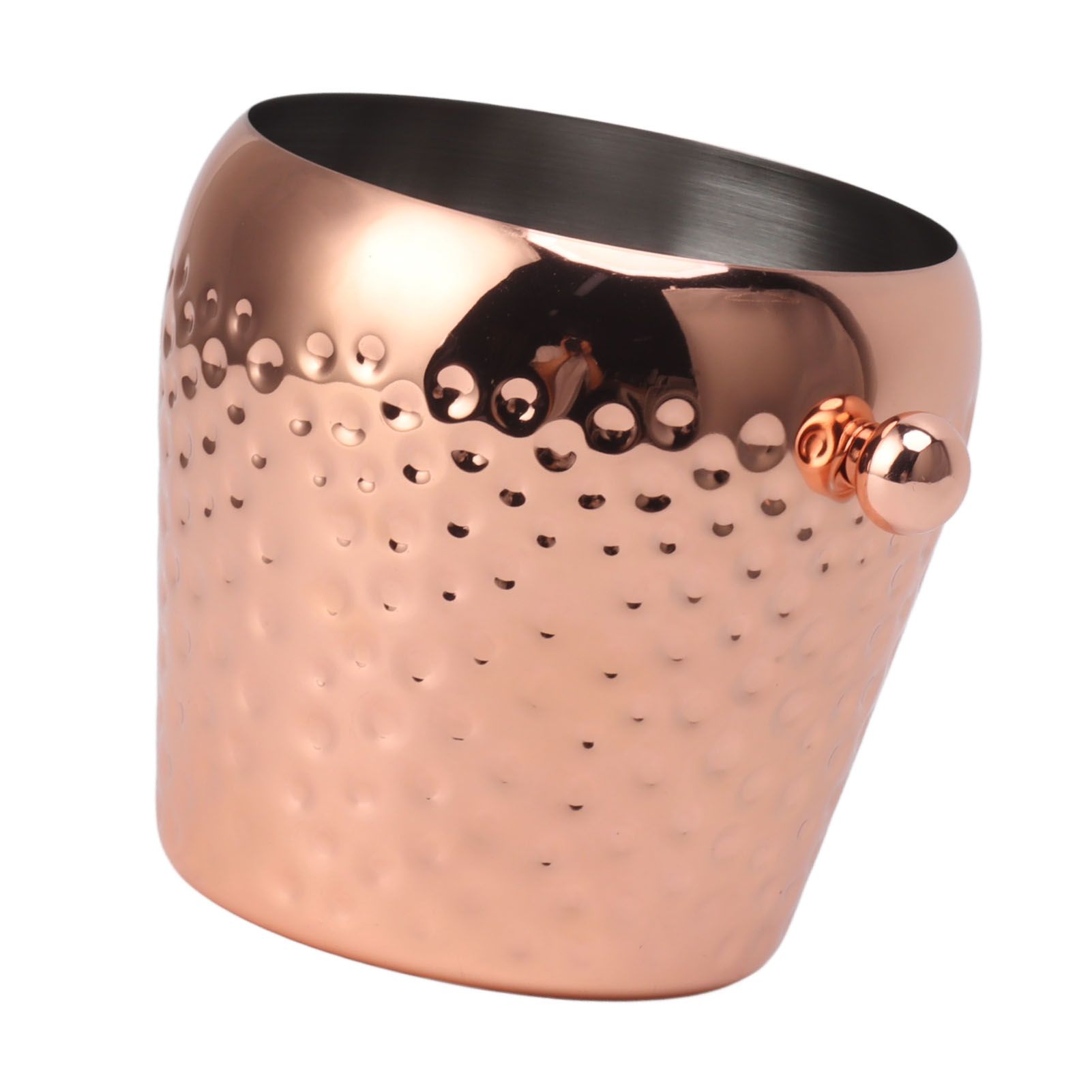 Ice Bucket Stainless Steel Mini Insulated Frozen Container for Bar Wine Champagne 1L Rose Gold - Image 8
