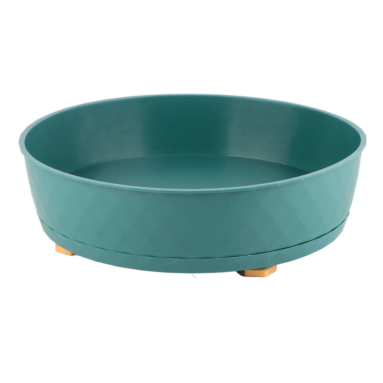 Kitchen Turntable Spin Round Tray 360 Degrees Rotating Non Skid Multifunctional Spice Organizer for Cabinet Pantry Refrigerator Countertop Green - Image 1