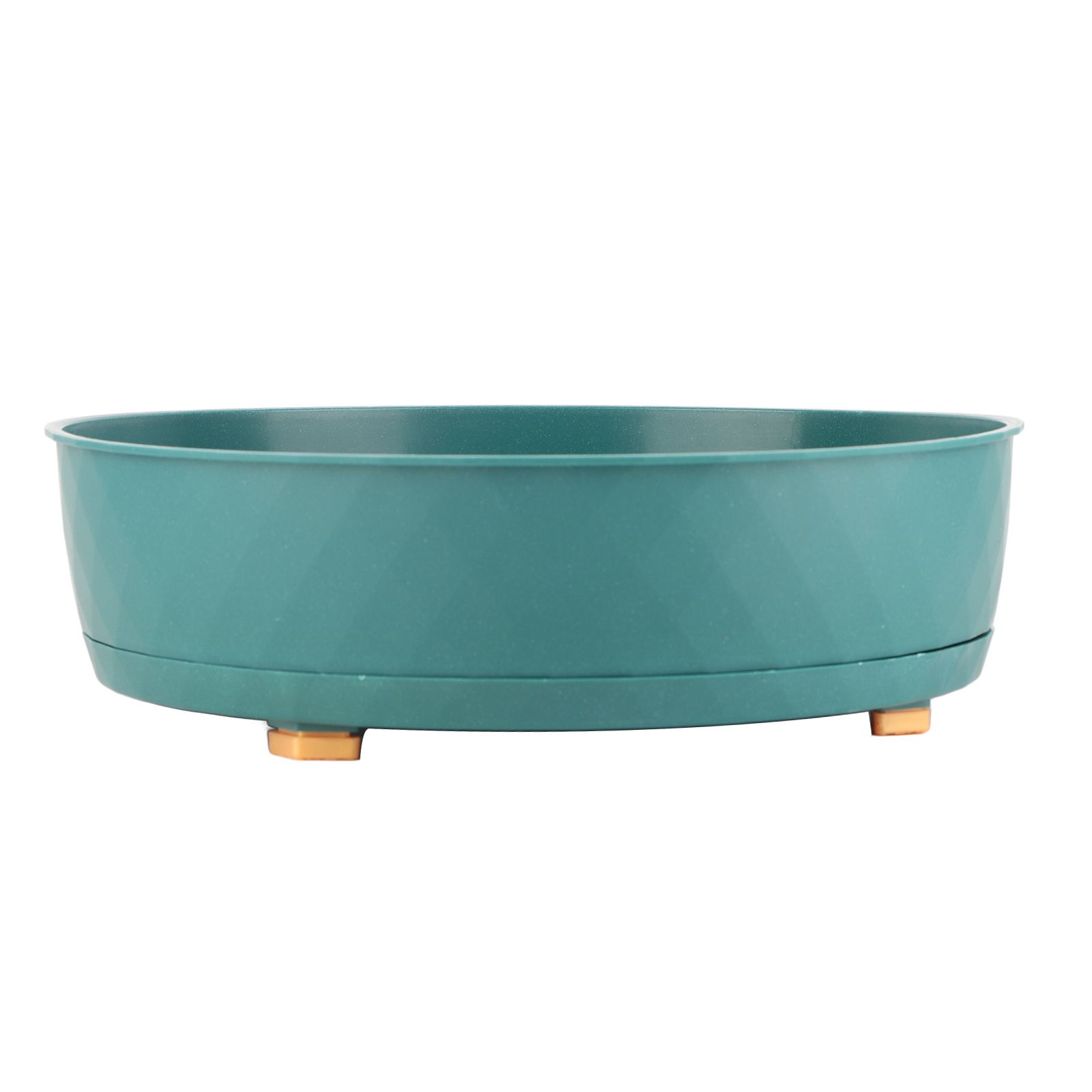 Kitchen Turntable Spin Round Tray 360 Degrees Rotating Non Skid Multifunctional Spice Organizer for Cabinet Pantry Refrigerator Countertop Green - Image 5