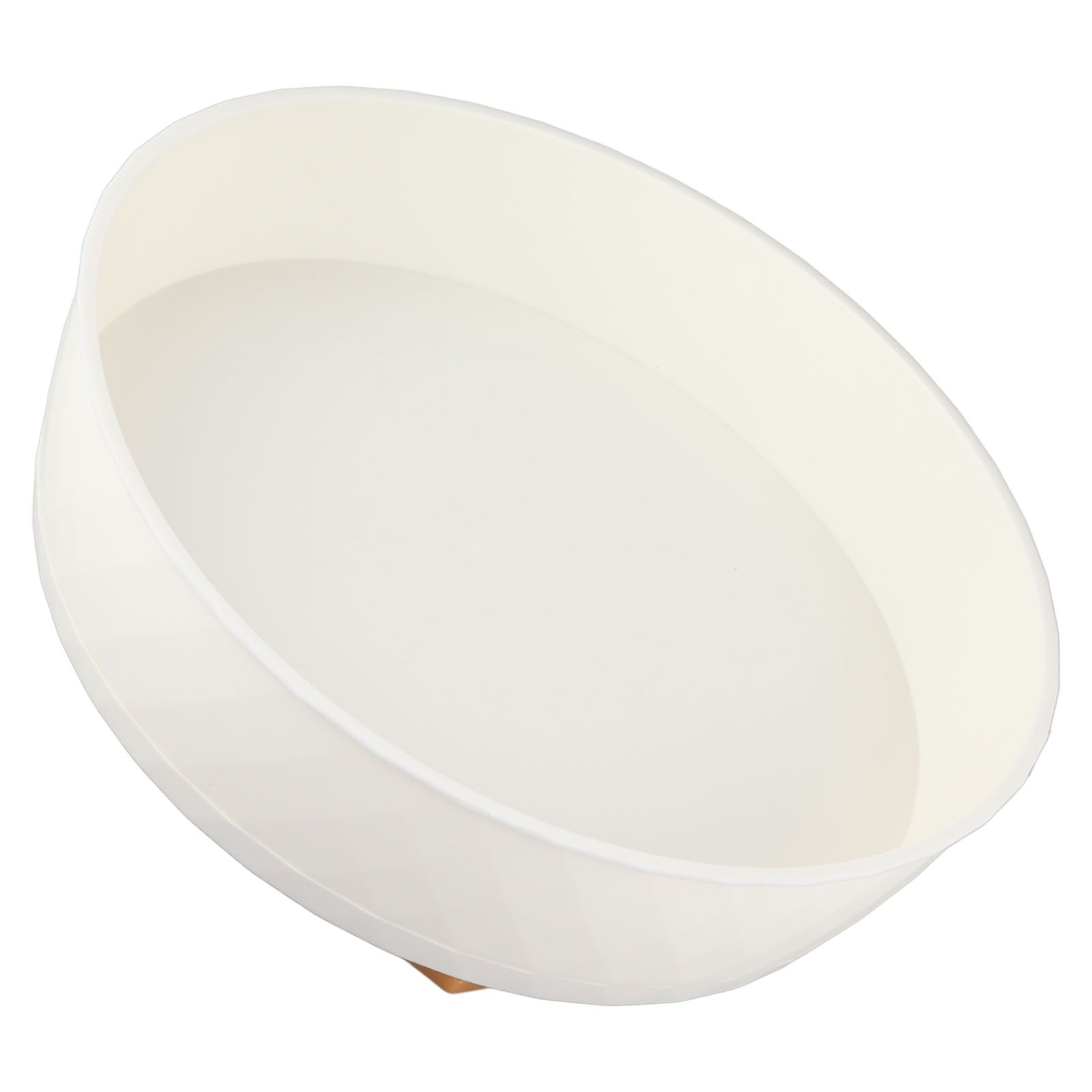 Kitchen Turntable Spin Round Tray 360 Degrees Rotating Non Skid Multifunctional Spice Organizer for Cabinet Pantry Refrigerator Countertop White - Image 5