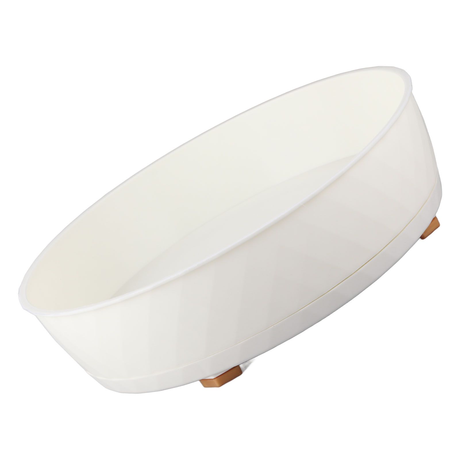 Kitchen Turntable Spin Round Tray 360 Degrees Rotating Non Skid Multifunctional Spice Organizer for Cabinet Pantry Refrigerator Countertop White - Image 7