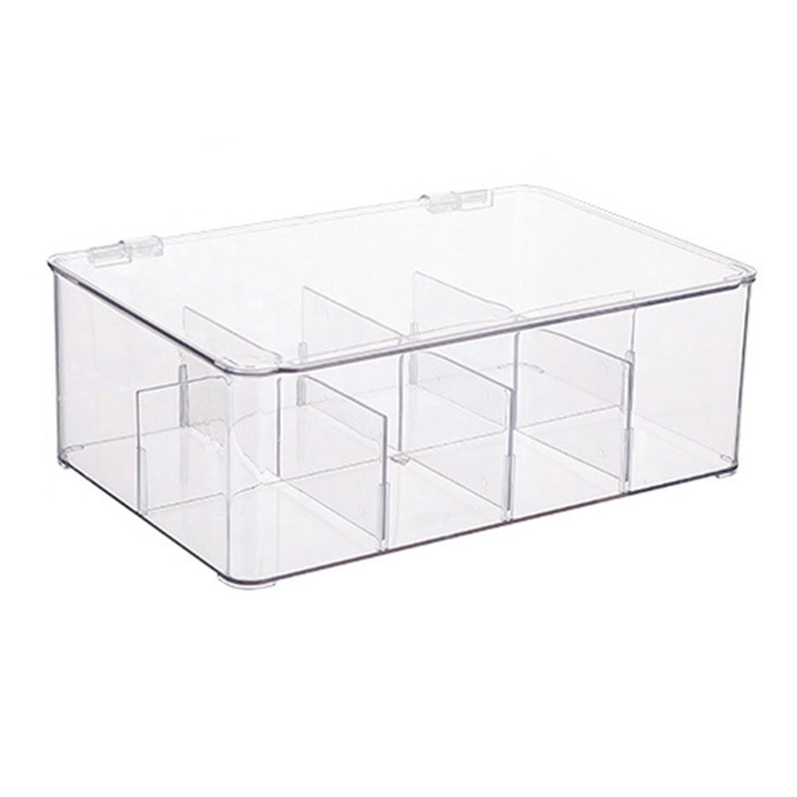 Coffee Condiment Organizer PET Detachable Transparency Baffle Tea Bag Packet Organizers for Coffee Tea Sock Storage - Image 1