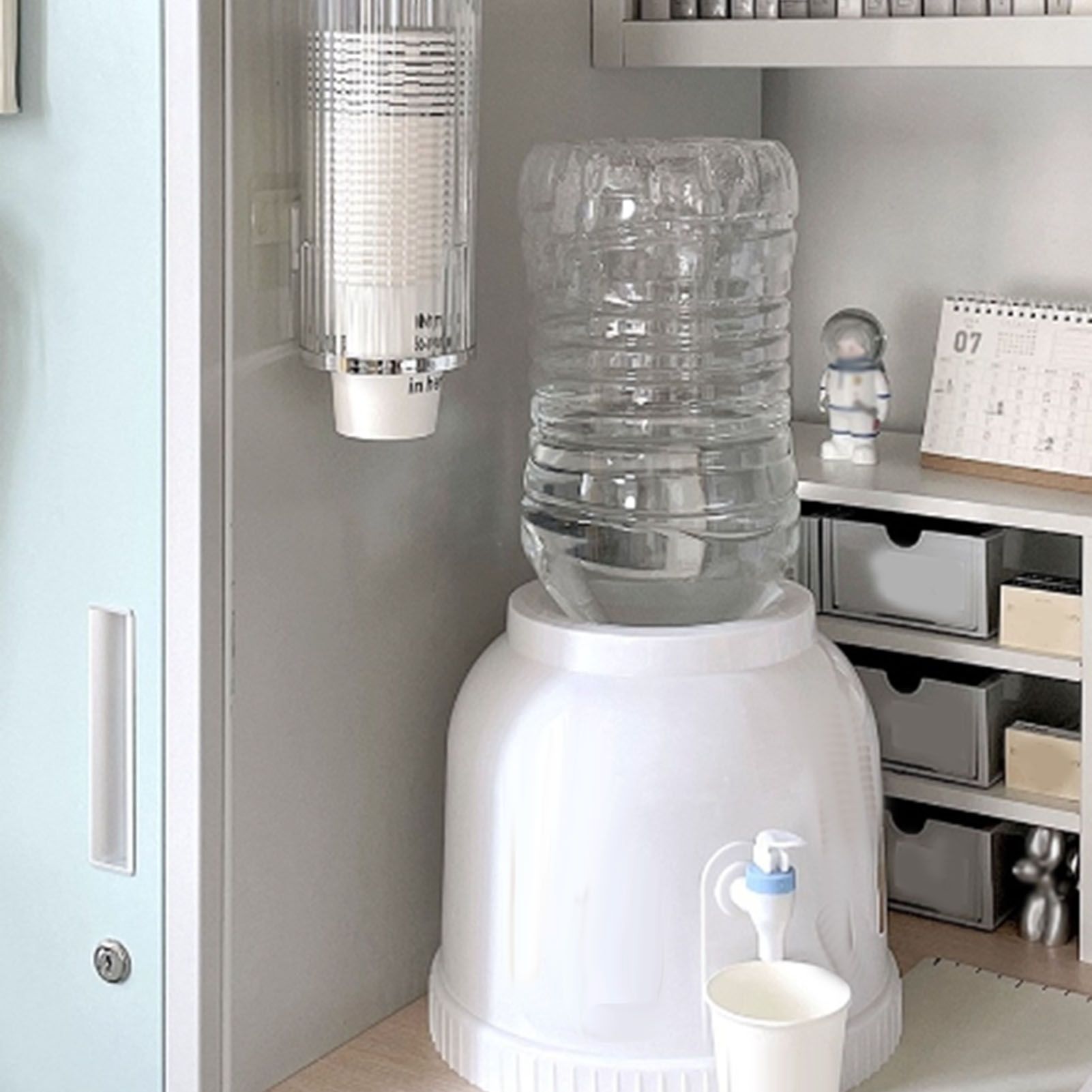 Plastic Disposable Paper Cups Dispenser Wall Mount Pull Type Water Cooler Cup Dispenser Automatic Remover Cup Holder for Home Hospital Gym Office - Image 8