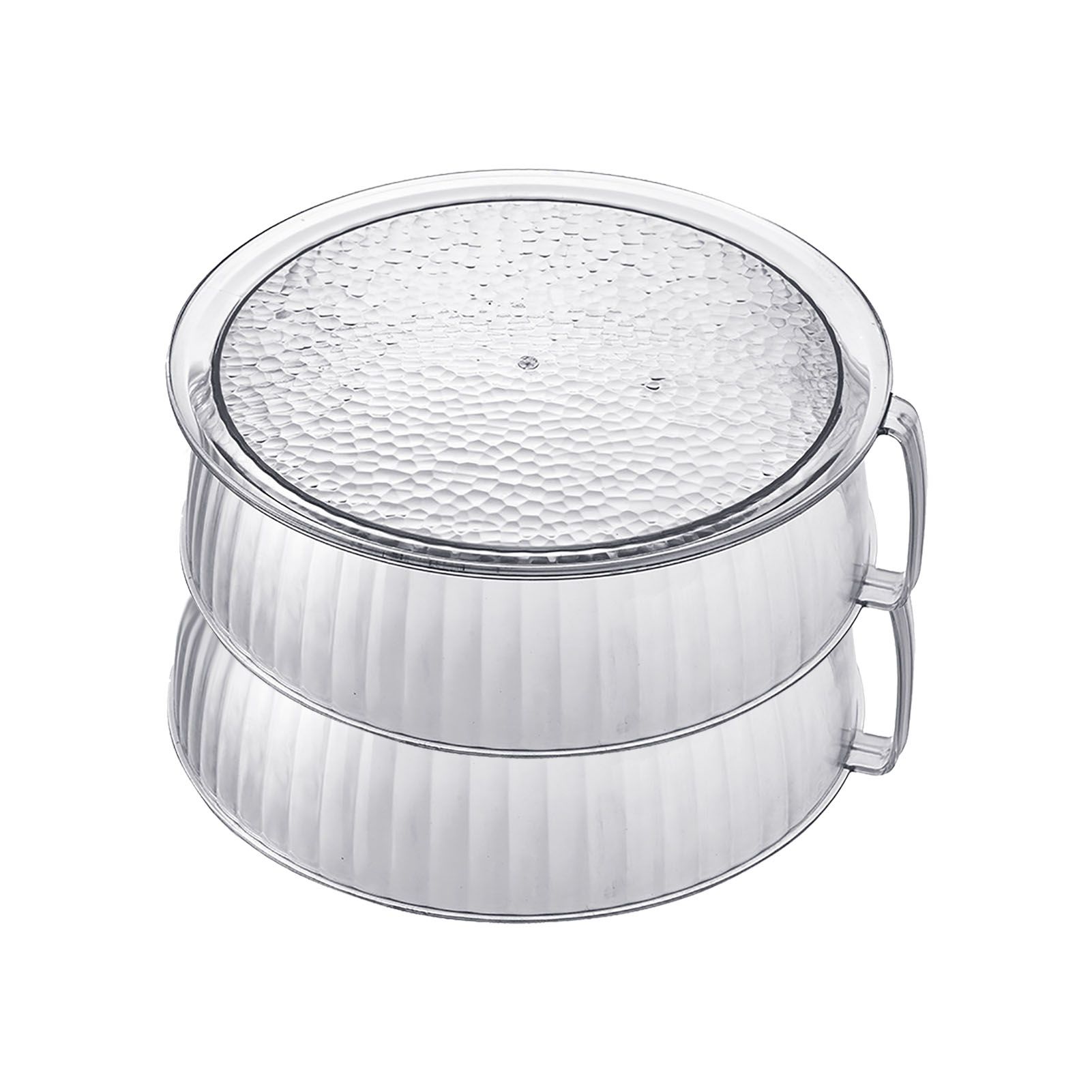 Multilayer Food Cover Multifunctional Transparent Food Cover Fresh Keeping Insulated Dish Cover for Kitchen Dining Table 2 Layers - Image 1