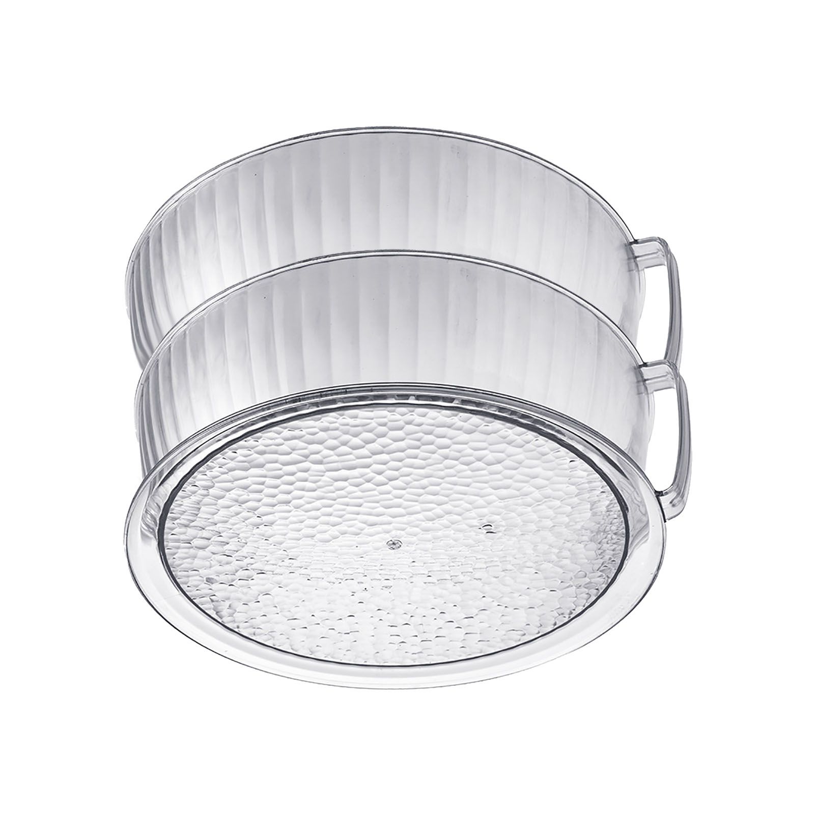 Multilayer Food Cover Multifunctional Transparent Food Cover Fresh Keeping Insulated Dish Cover for Kitchen Dining Table 2 Layers - Image 2
