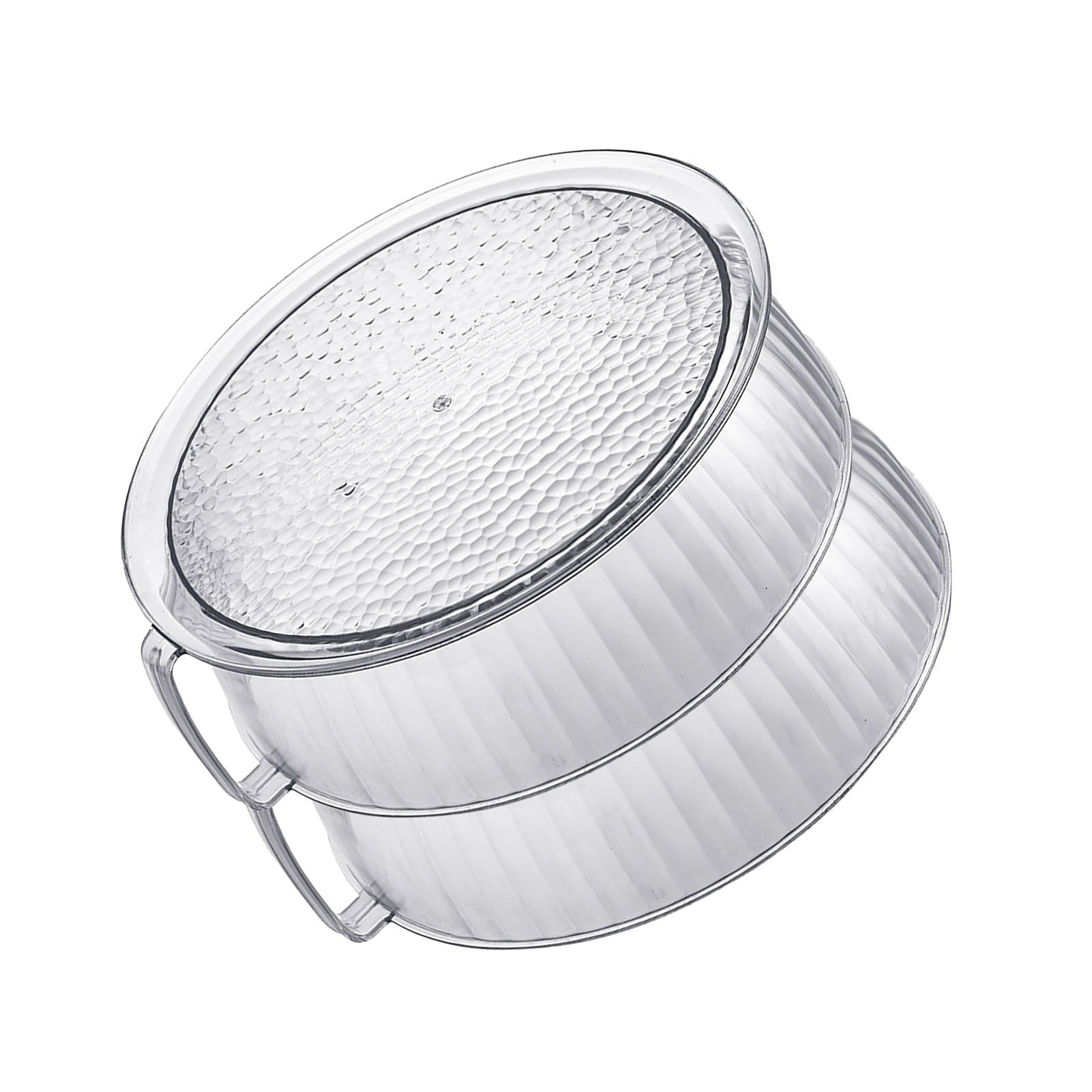 Multilayer Food Cover Multifunctional Transparent Food Cover Fresh Keeping Insulated Dish Cover for Kitchen Dining Table 2 Layers - Image 4