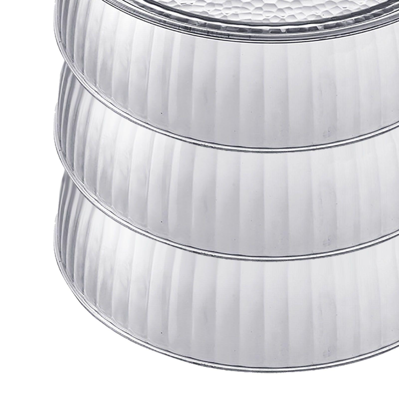 Multilayer Food Cover Multifunctional Transparent Food Cover Fresh Keeping Insulated Dish Cover for Kitchen Dining Table 3 Layers - Image 3