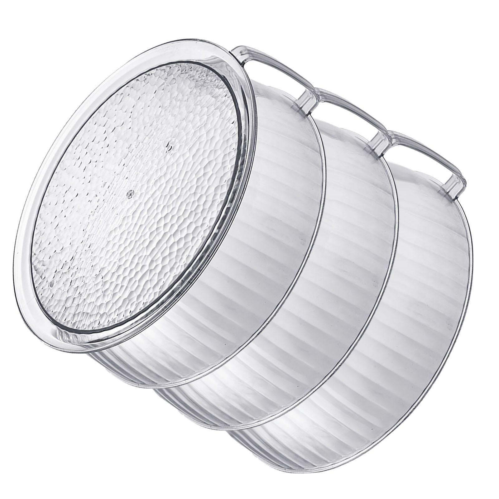 Multilayer Food Cover Multifunctional Transparent Food Cover Fresh Keeping Insulated Dish Cover for Kitchen Dining Table 3 Layers - Image 5
