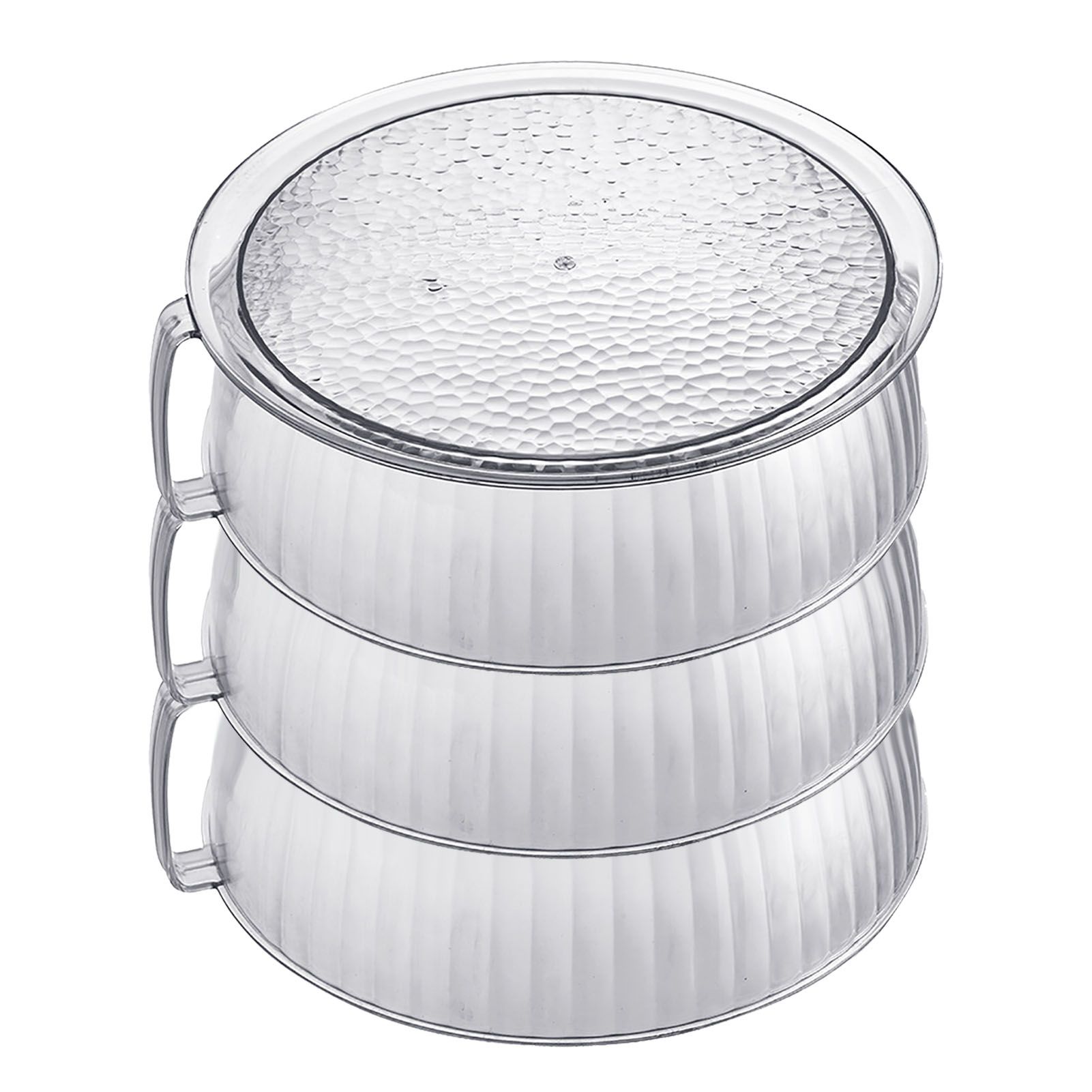Multilayer Food Cover Multifunctional Transparent Food Cover Fresh Keeping Insulated Dish Cover for Kitchen Dining Table 3 Layers - Image 6