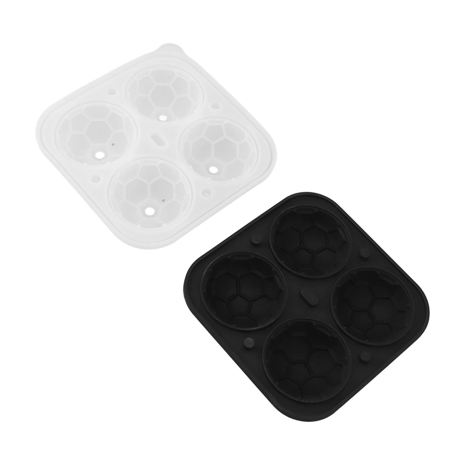 2Pcs Silicone Ice Cube Molds Fun Shapes Round Sphere Ball Mold for Whiskey Cocktails Game Day Soccer - Image 8