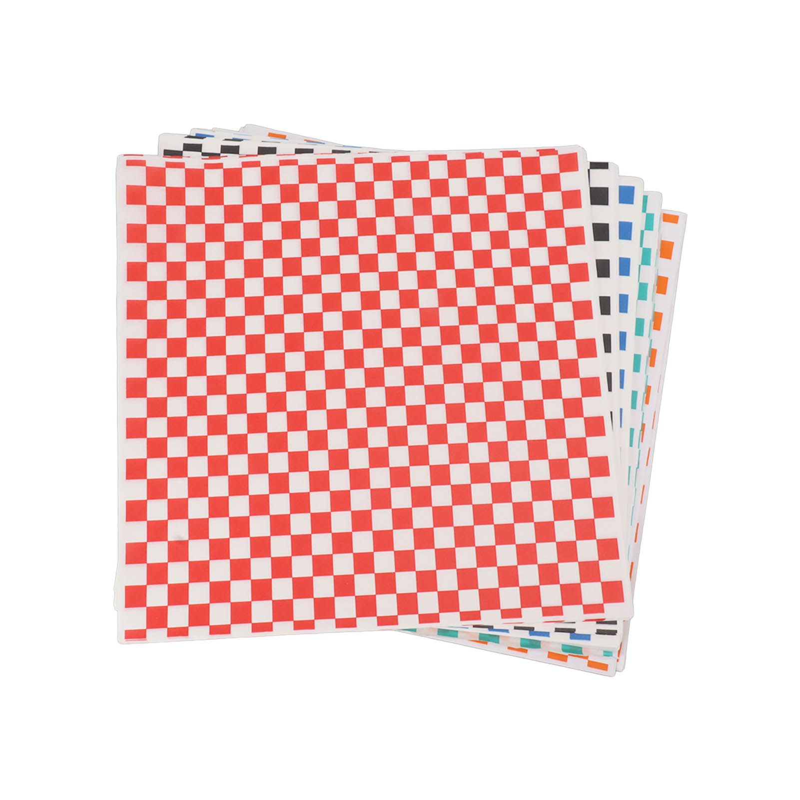 240 Sheets Checkered Dry Waxed Deli Paper Sheets Grease Resistant Food Basket Liners Deli Wrap Wax Paper Sheets for Sandwiches - Image 1