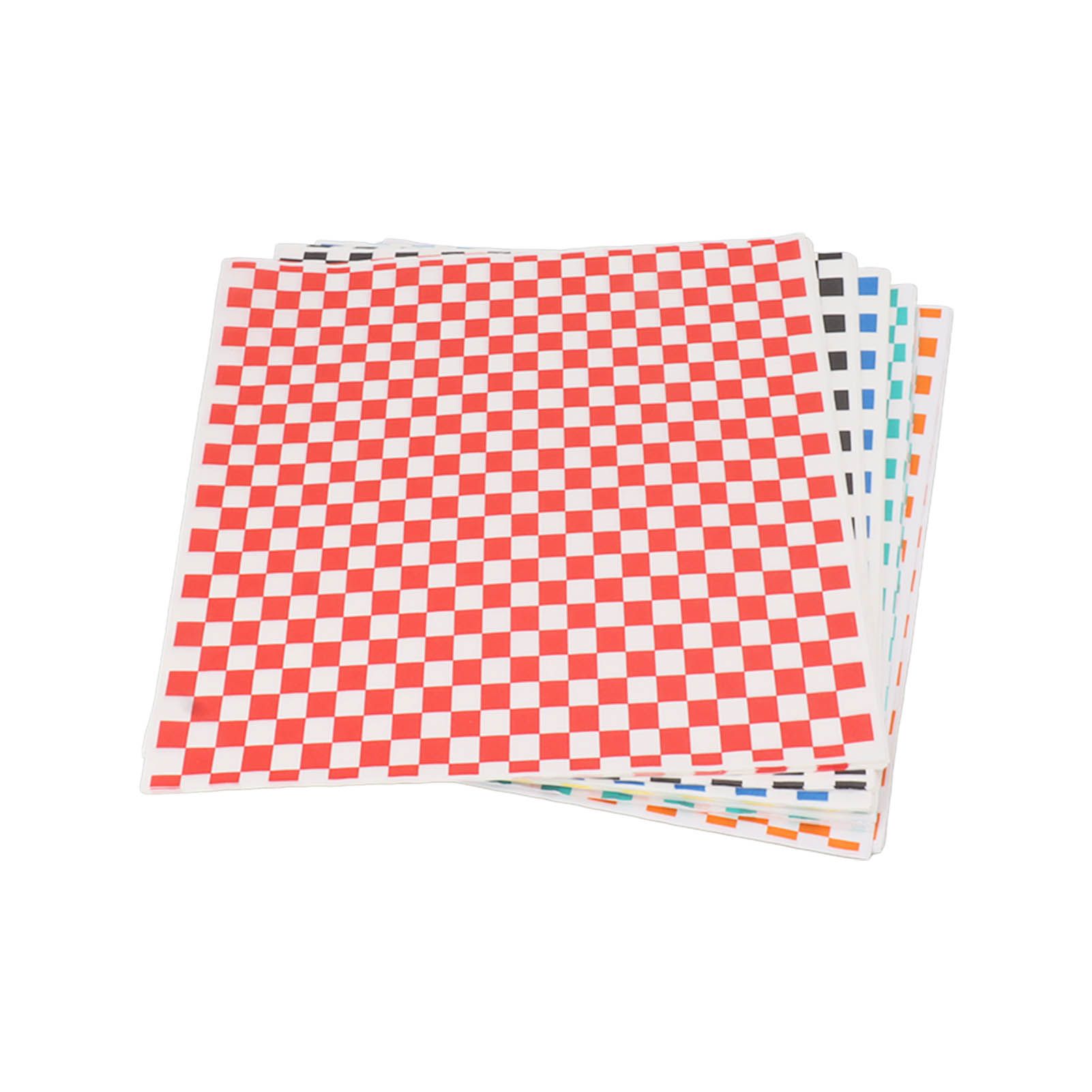 240 Sheets Checkered Dry Waxed Deli Paper Sheets Grease Resistant Food Basket Liners Deli Wrap Wax Paper Sheets for Sandwiches - Image 4