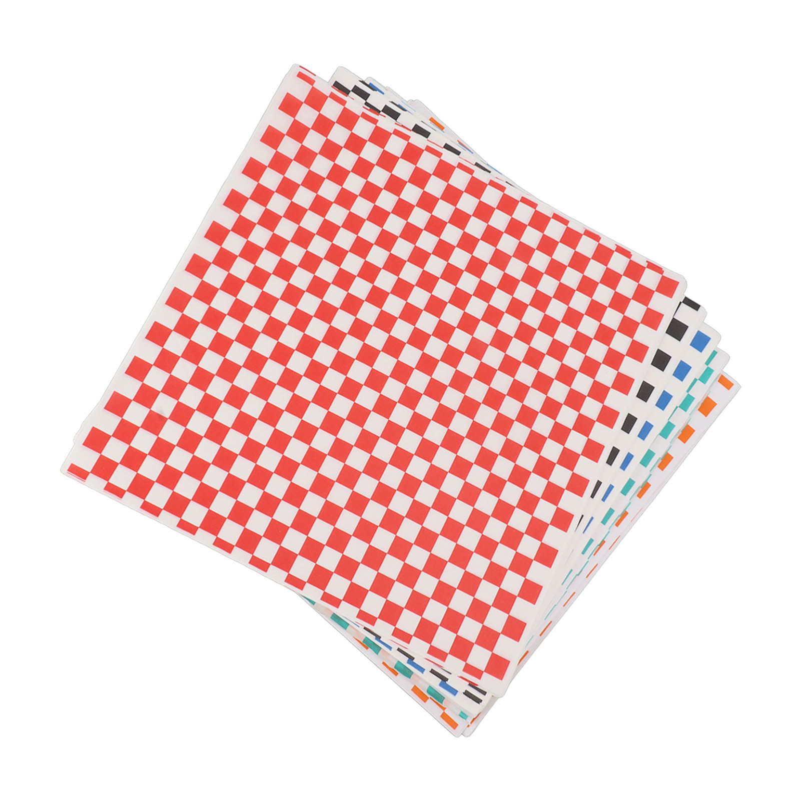 240 Sheets Checkered Dry Waxed Deli Paper Sheets Grease Resistant Food Basket Liners Deli Wrap Wax Paper Sheets for Sandwiches - Image 5