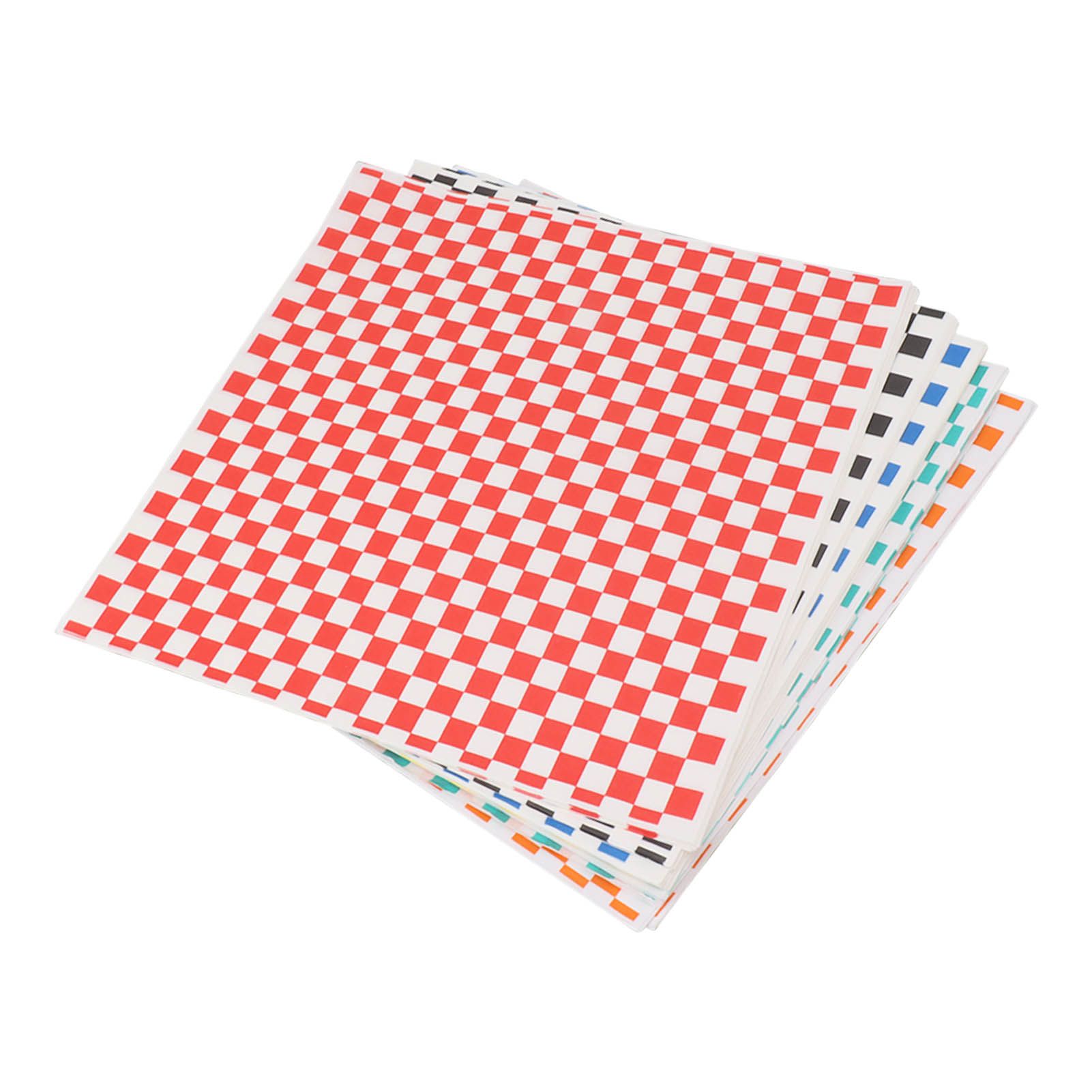 240 Sheets Checkered Dry Waxed Deli Paper Sheets Grease Resistant Food Basket Liners Deli Wrap Wax Paper Sheets for Sandwiches - Image 7