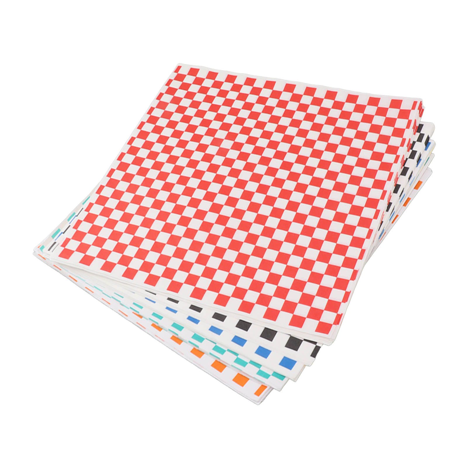 240 Sheets Checkered Dry Waxed Deli Paper Sheets Grease Resistant Food Basket Liners Deli Wrap Wax Paper Sheets for Sandwiches - Image 8