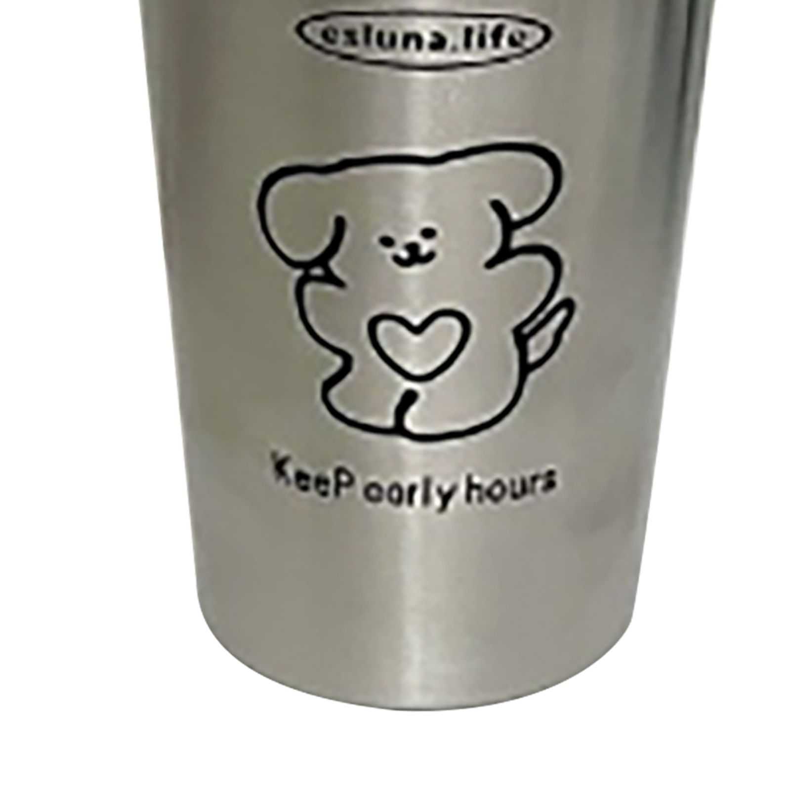 Stainless Steel Cold Tumbler 500ml with Metal Straws Lid Iced Coffee Travel Mug for Coffee Water Tea Loving Dog - Image 7